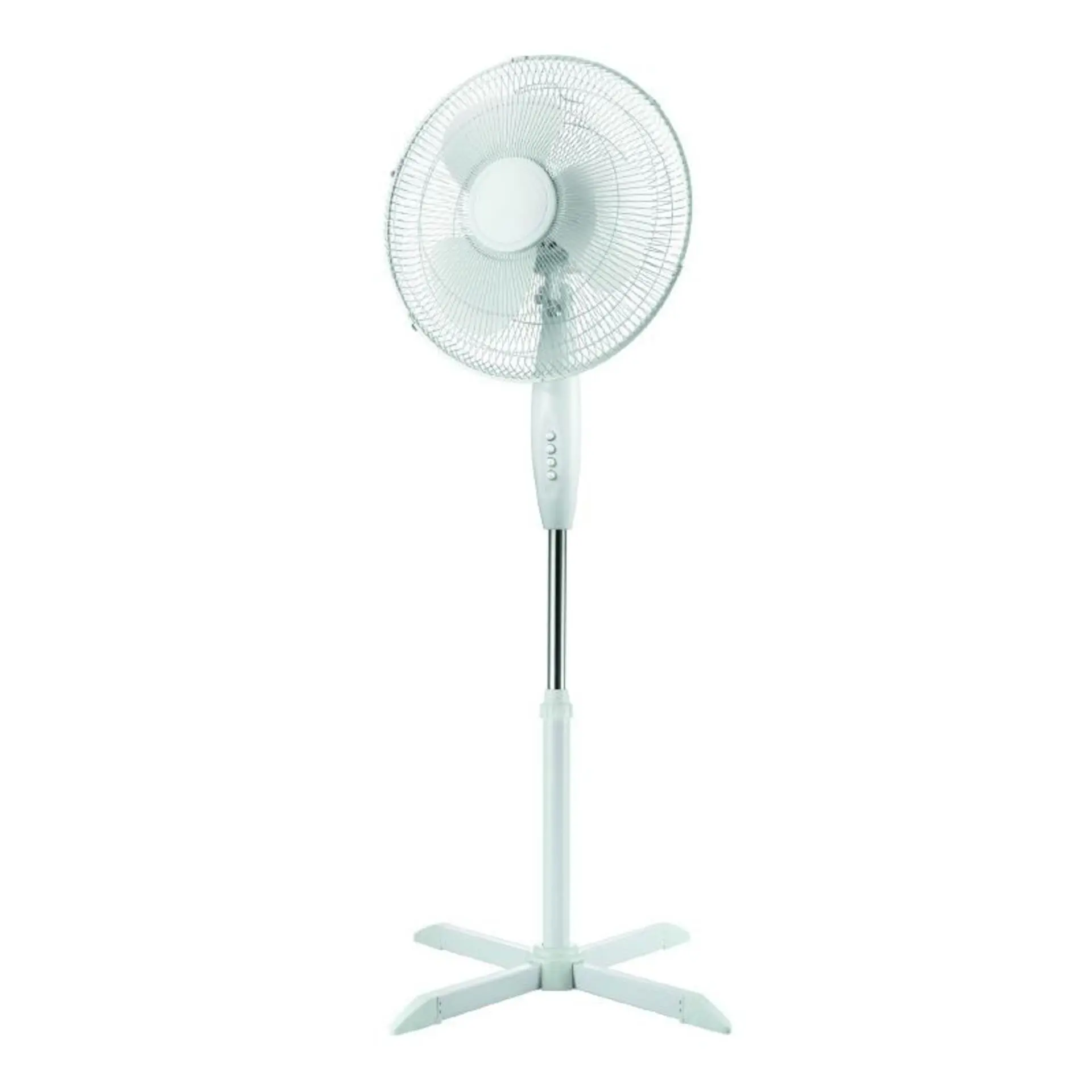 ACA Lighting stojanový ventilátor, bílá, 45cm, AC 55W FANSPWH10