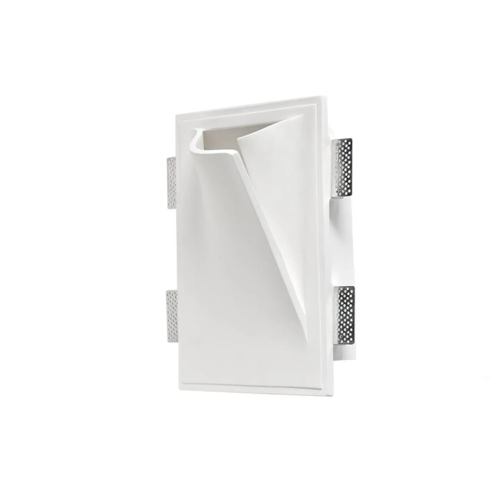 ACA Lighting sádrové nástěnné zapuštěné bezrámečkové svítidlo GEO 1xE14 G8051R