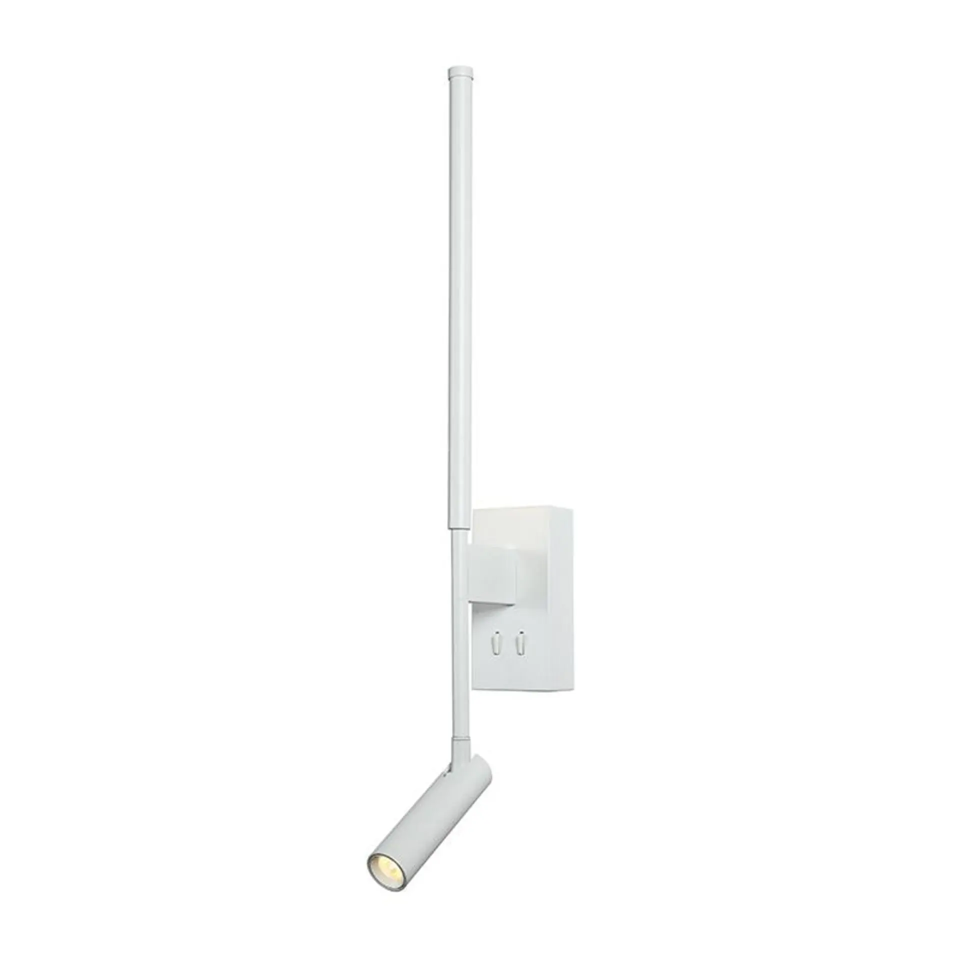 ACA Lighting nástěnné svítidlo LED 5W + COB 3W 700lm 3000K IP20 bílá hliník + akryl  HM616LEDWWH