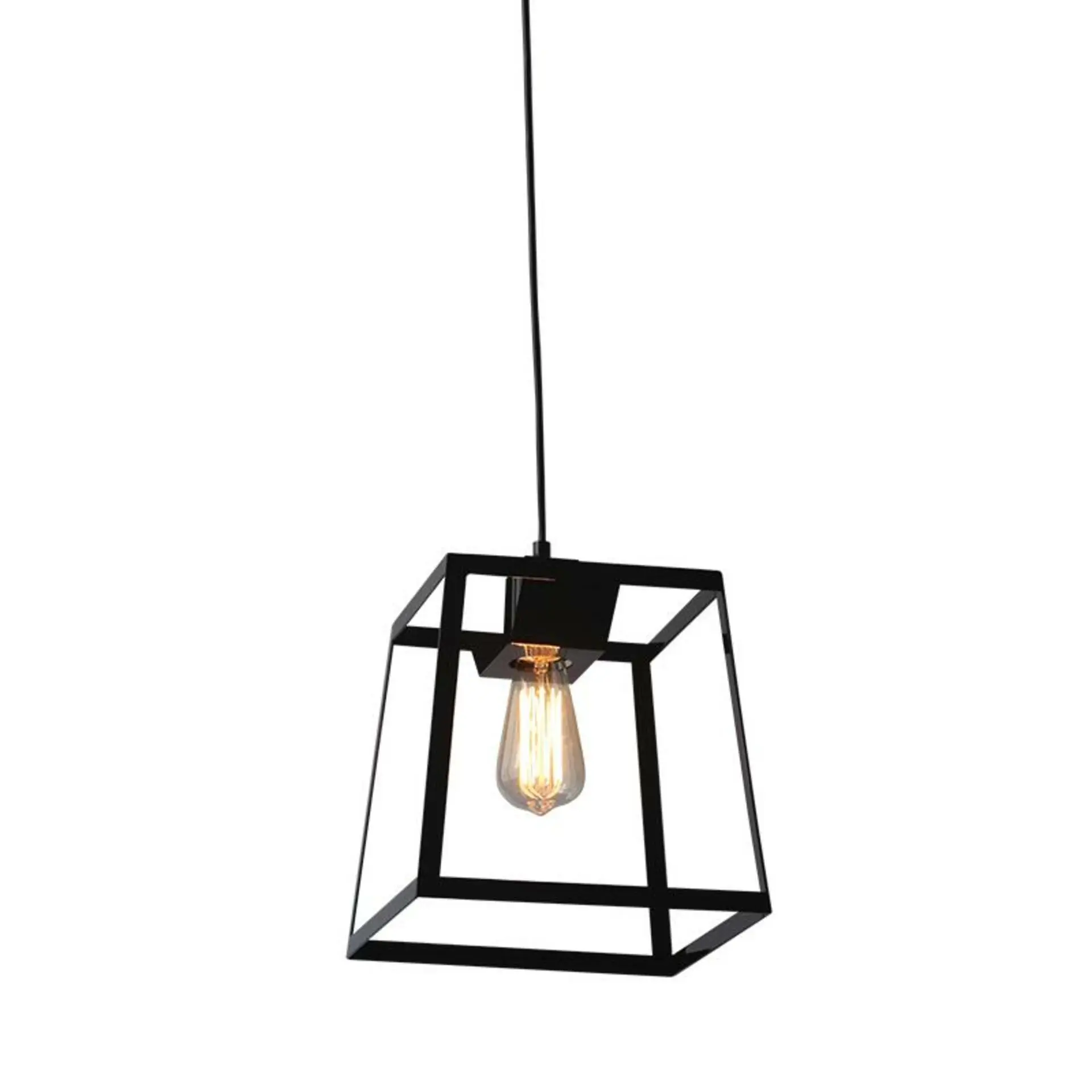 ACA Lighting Vintage závěsné svítidlo KS1444P1SBK