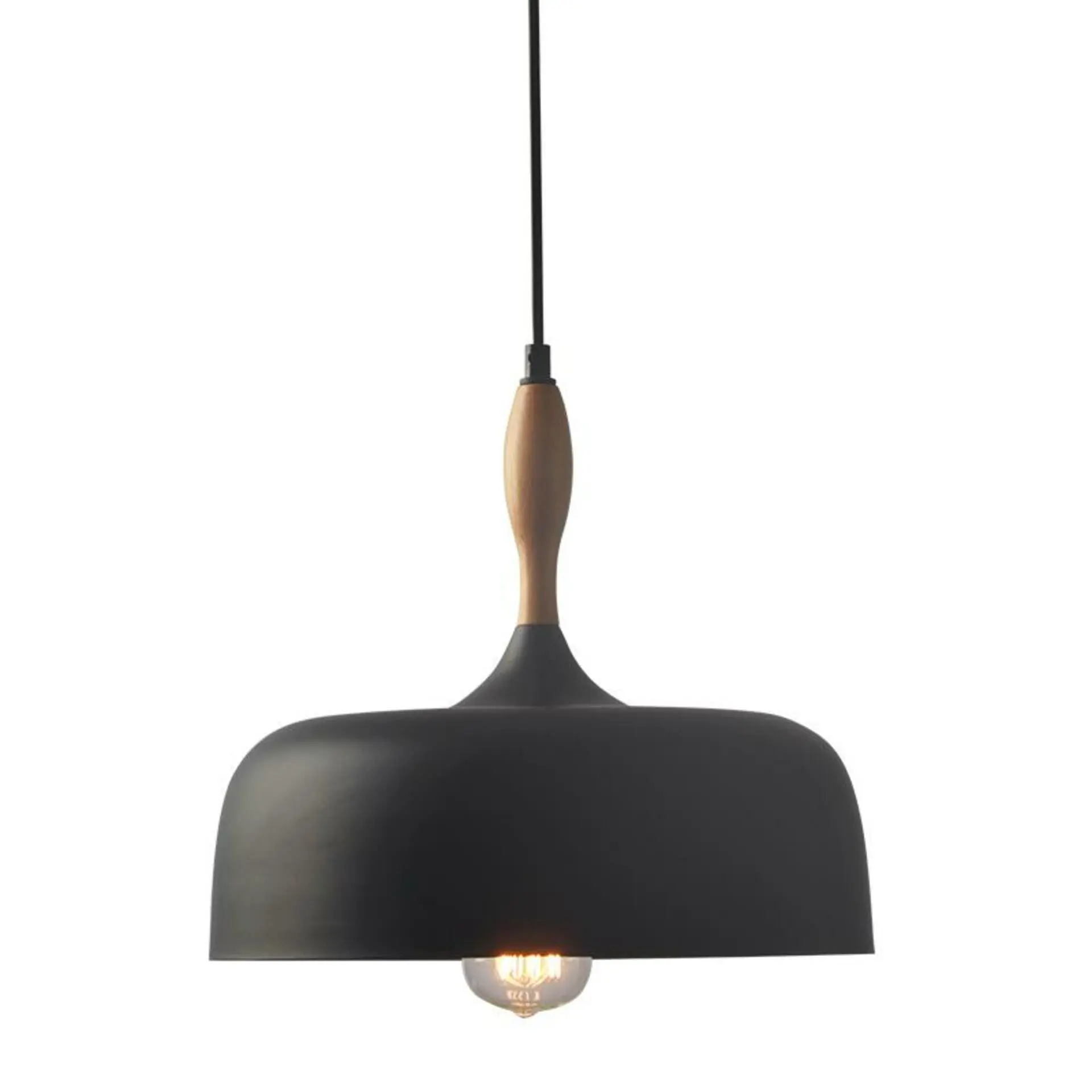 ACA Lighting Vintage závěsné svítidlo KS1513P321BK