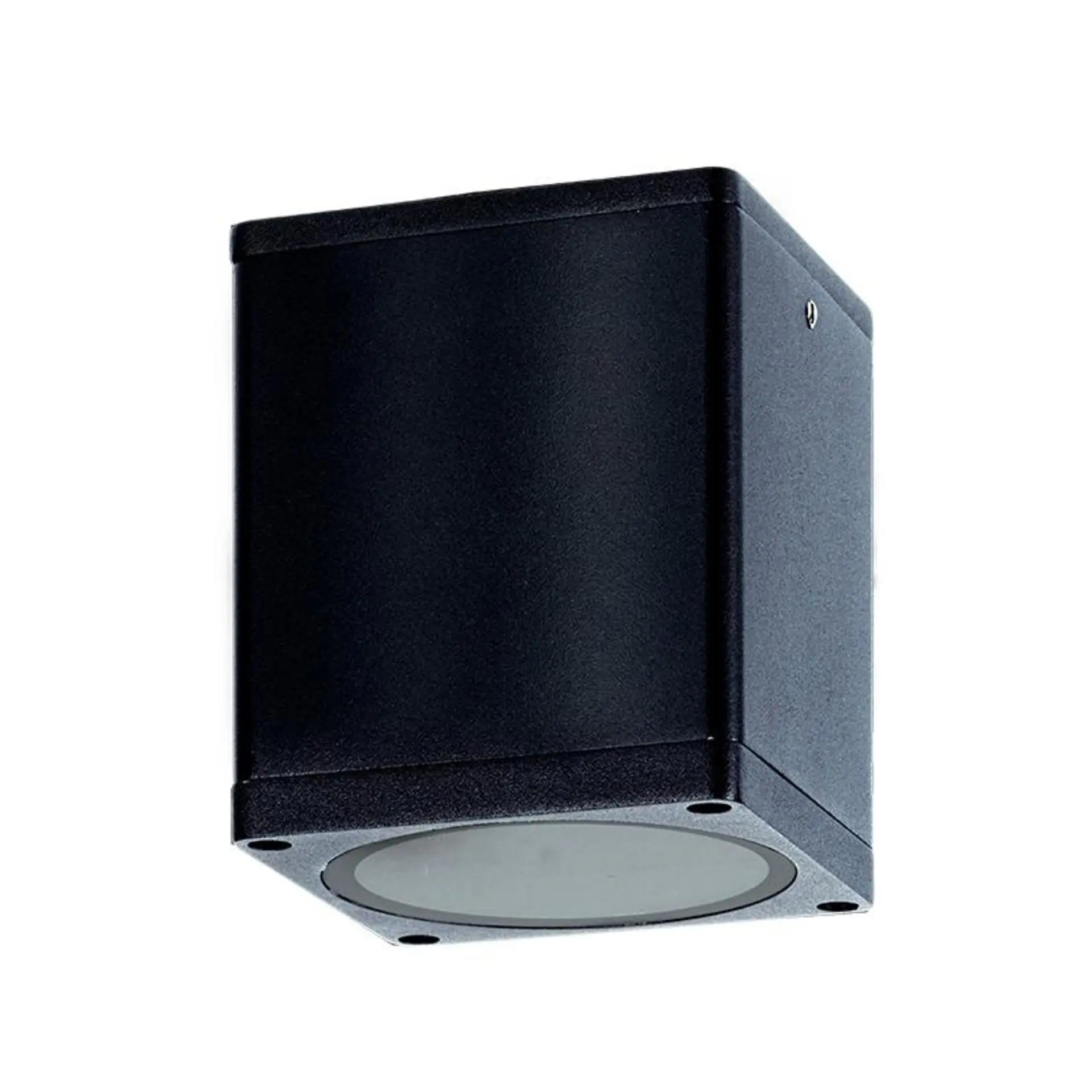 ACA Lighting venkovní hranaté stropní svítidlo GU10 černé, IP65, 230V, max. 35W