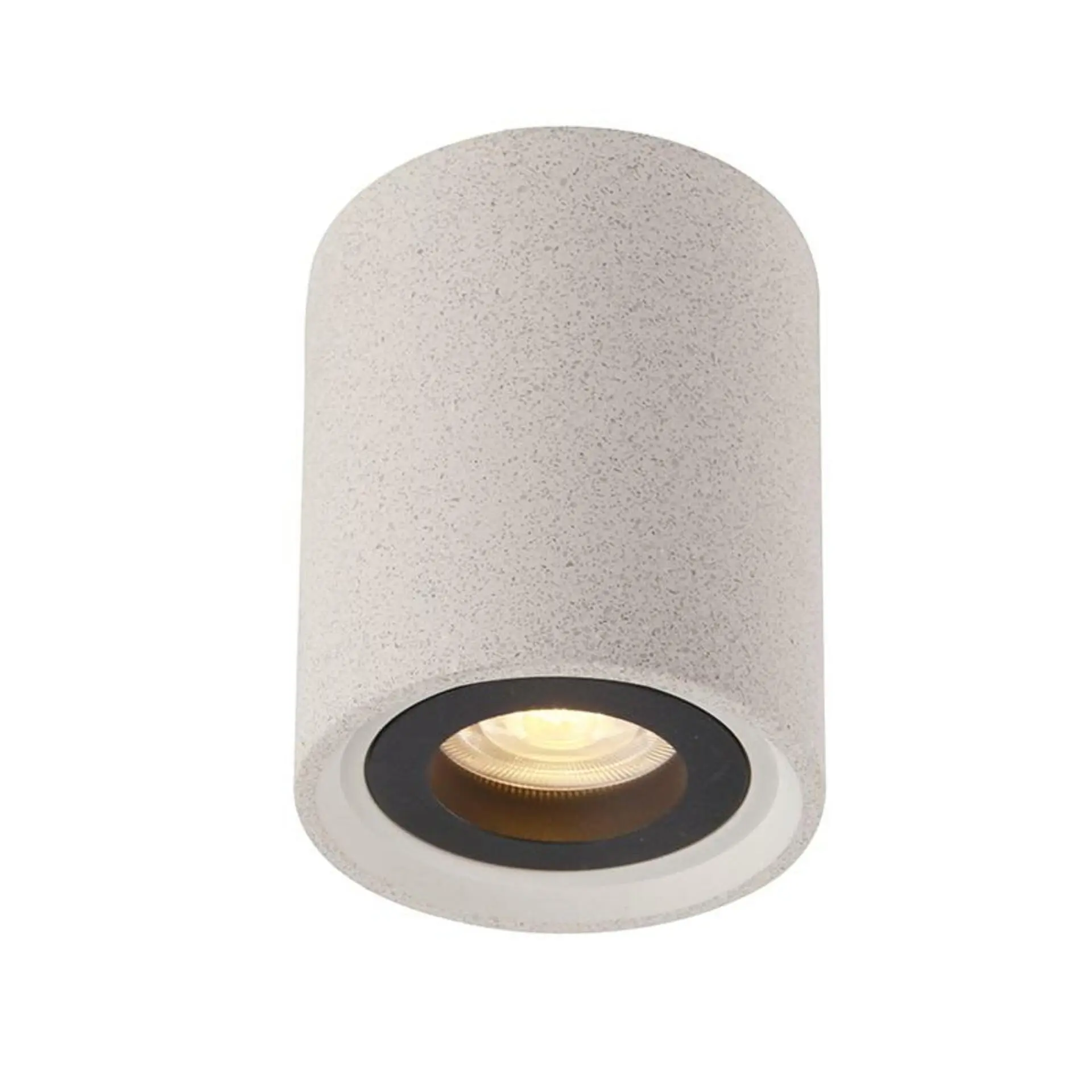 ACA Lighting stropní svítidlo 1XGU10 bílý beton D8,5XH10CM MONTE MK141S10W