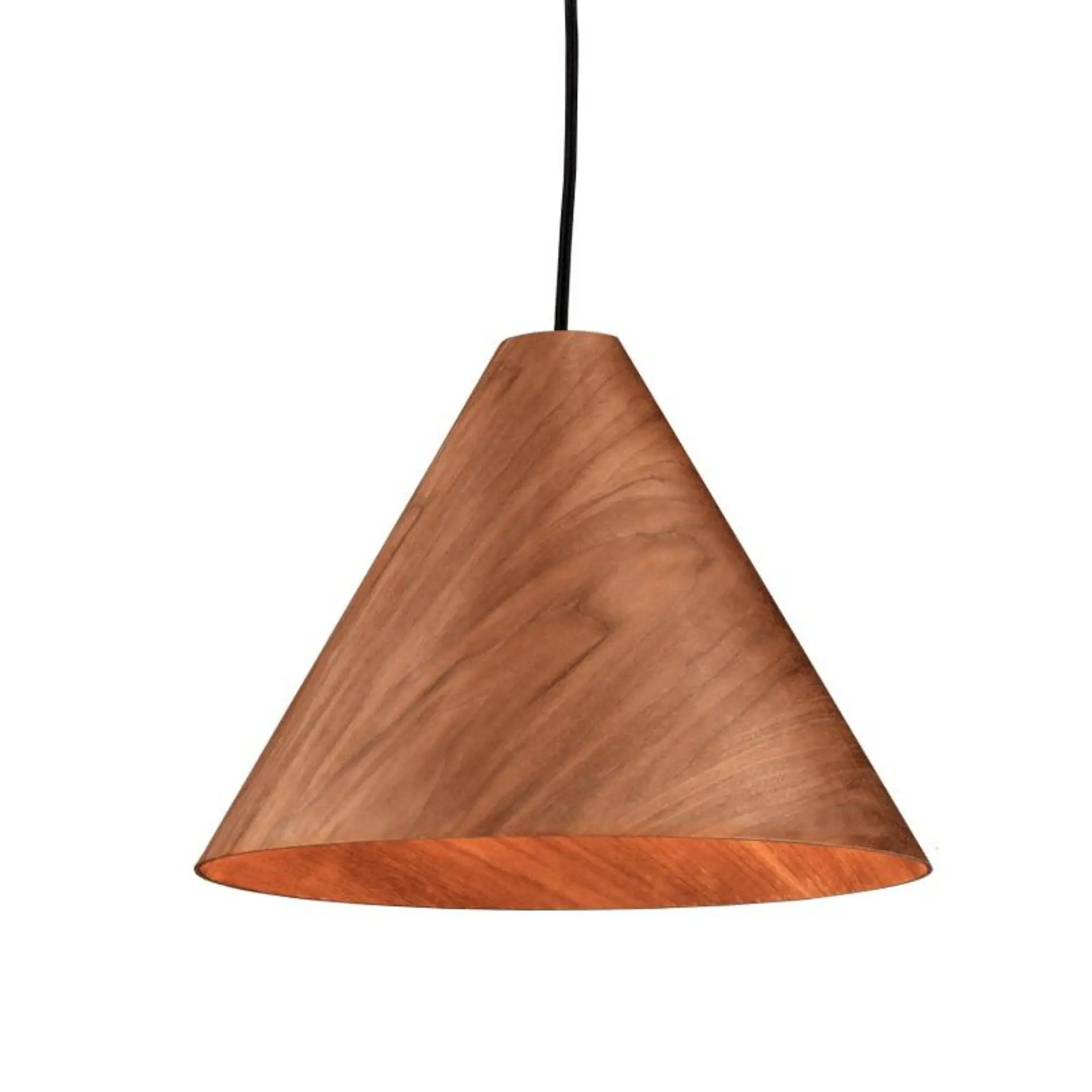 ACA Lighting závěsné svítidlo 1X E27 ořech dřevo D33XH180CM NAIROBI MQ18P133WW