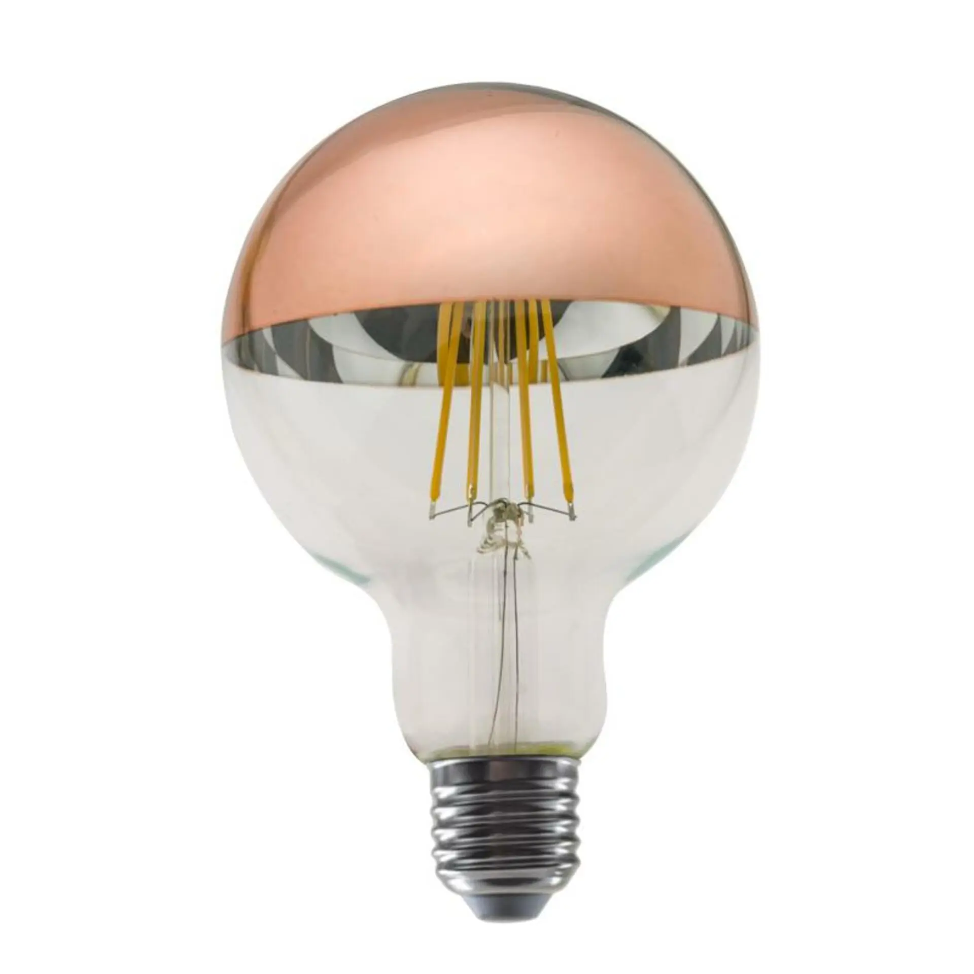 ACA Lighting LED FILAMENT E27 DIM G95 červená zlatá 8W 2700K 230V 900lm RA80 PALA958WWDIMRG