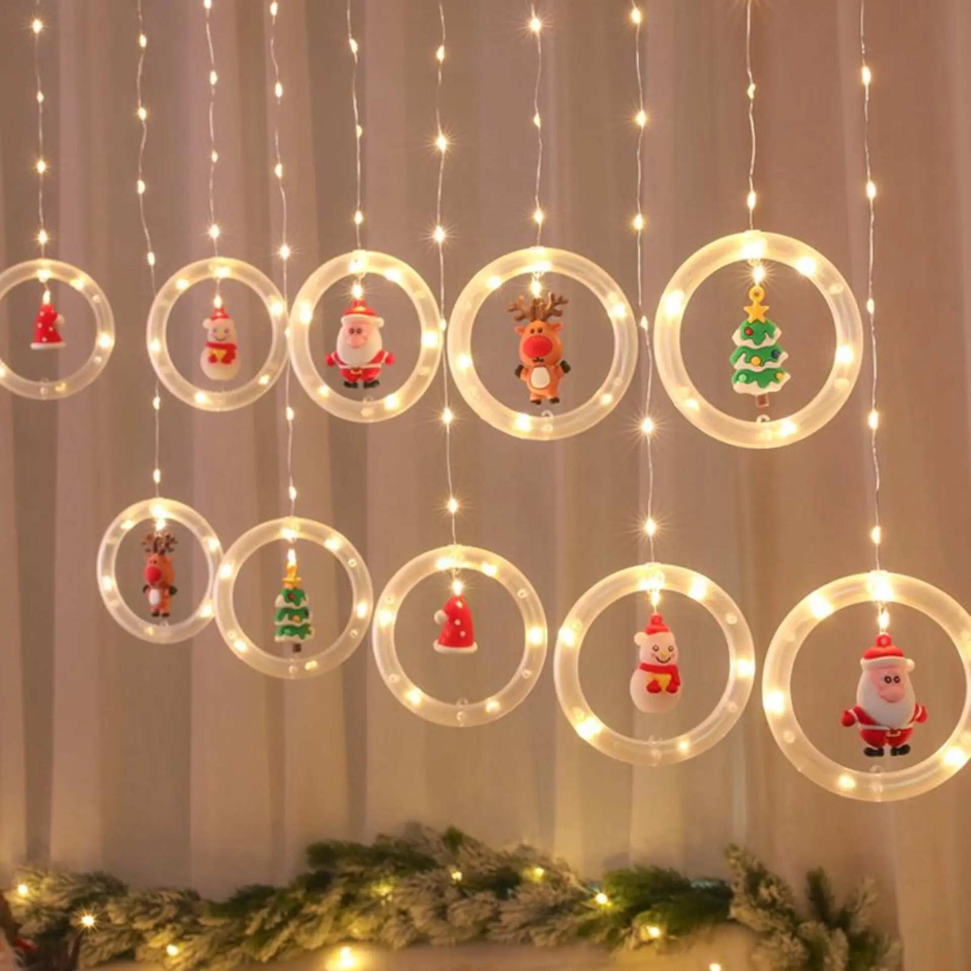 ACA Lighting vánoční závěs 125 WW LED, 3mx0,5m, USB + efekty, IP20, 2,5m napájecí kabel X041251627