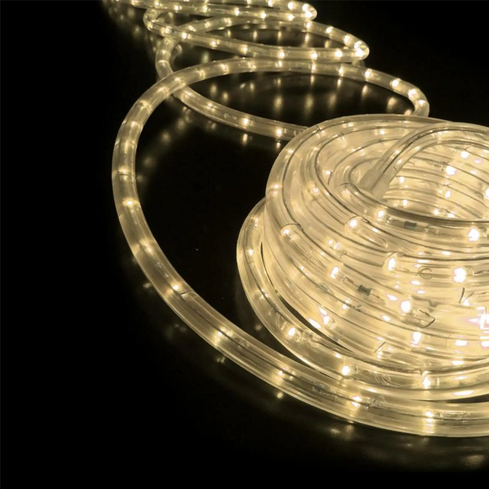 ACA Lighting teplá bílá LED hadice 2pin, návin 50m 36LED/m krátitelné po 1m IP65 + 3x sada příslušenství X0818121N