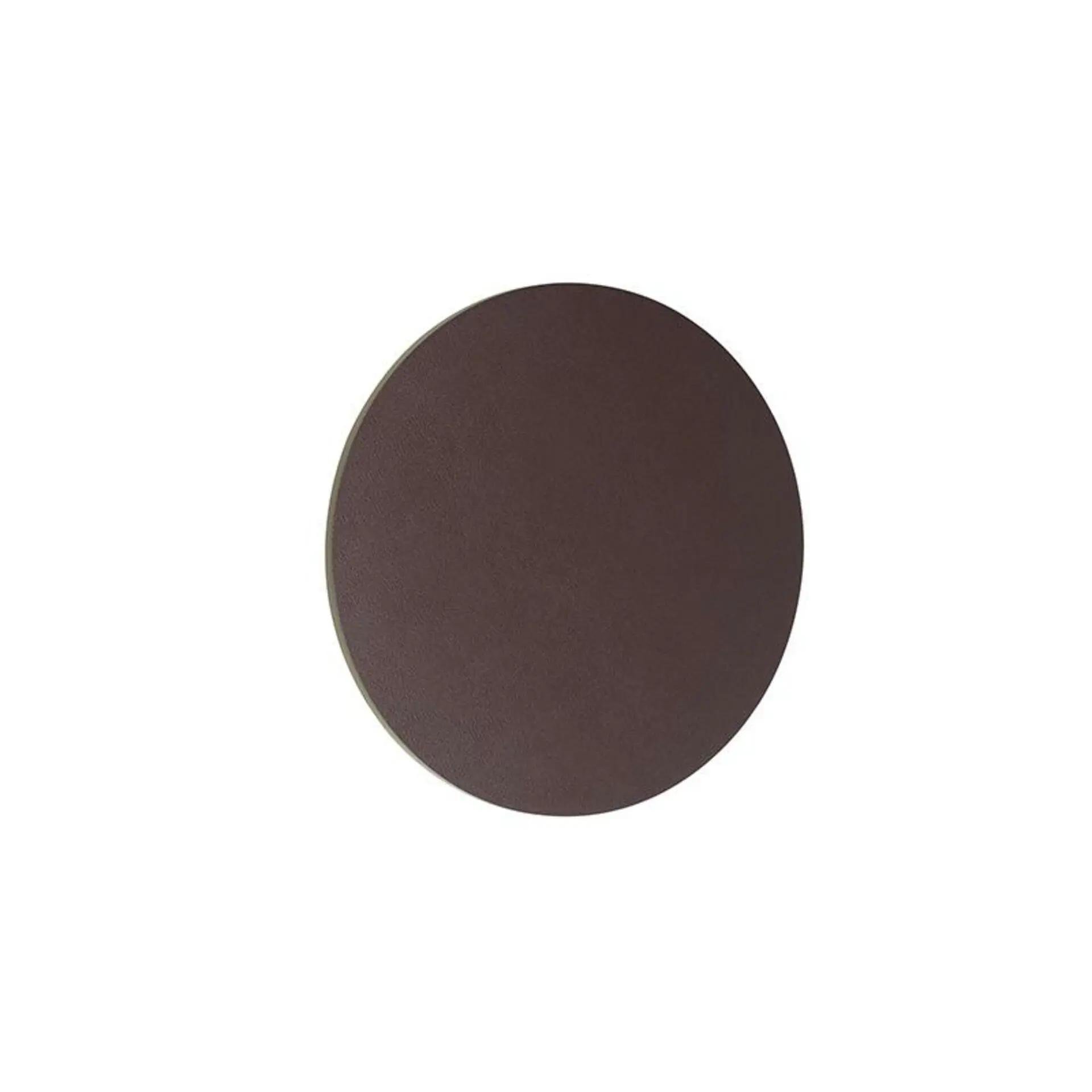 ACA Lighting nástěnné svítidlo LED 15W 3000K 1200LM tmavě hnědá kůže MDF kruh D30XH3,6CM ECLIPSE ZM1715LEDWDL