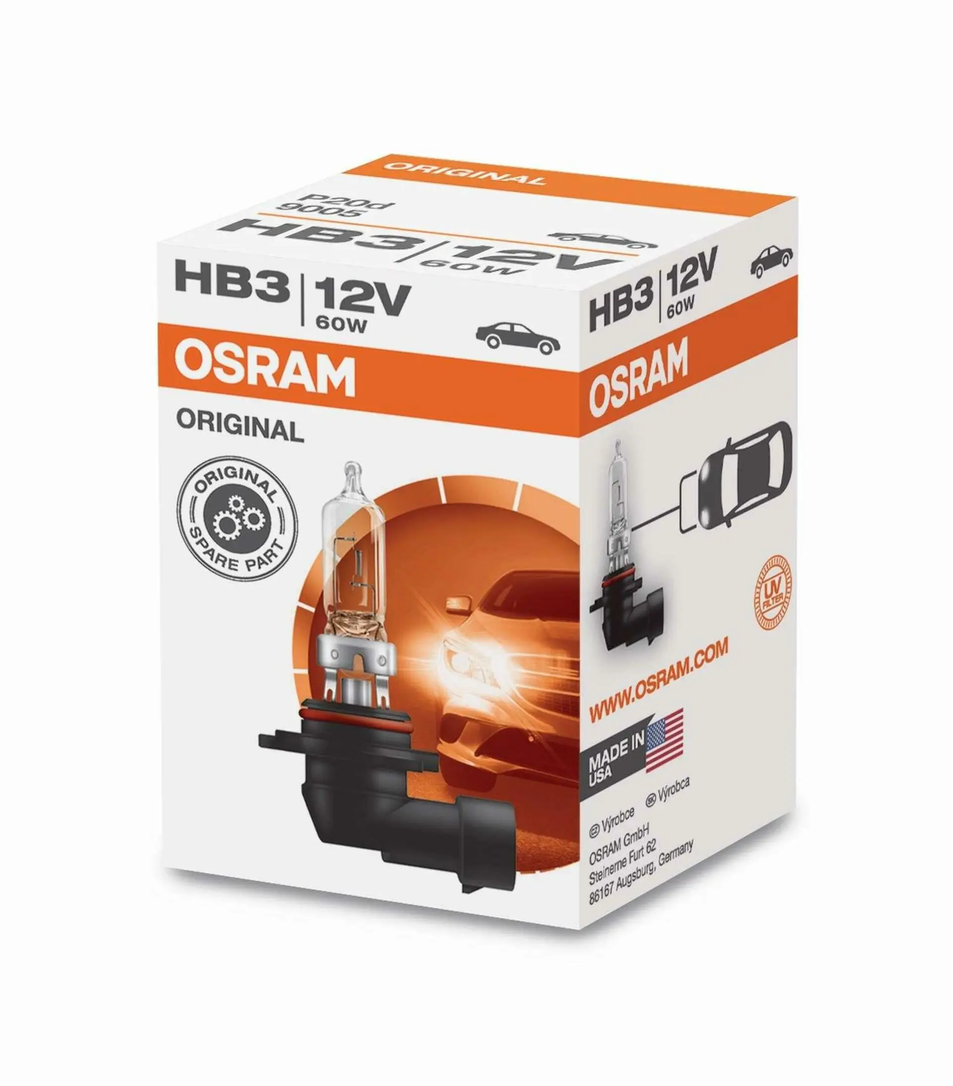 Žárovka hb3 60w 12v
