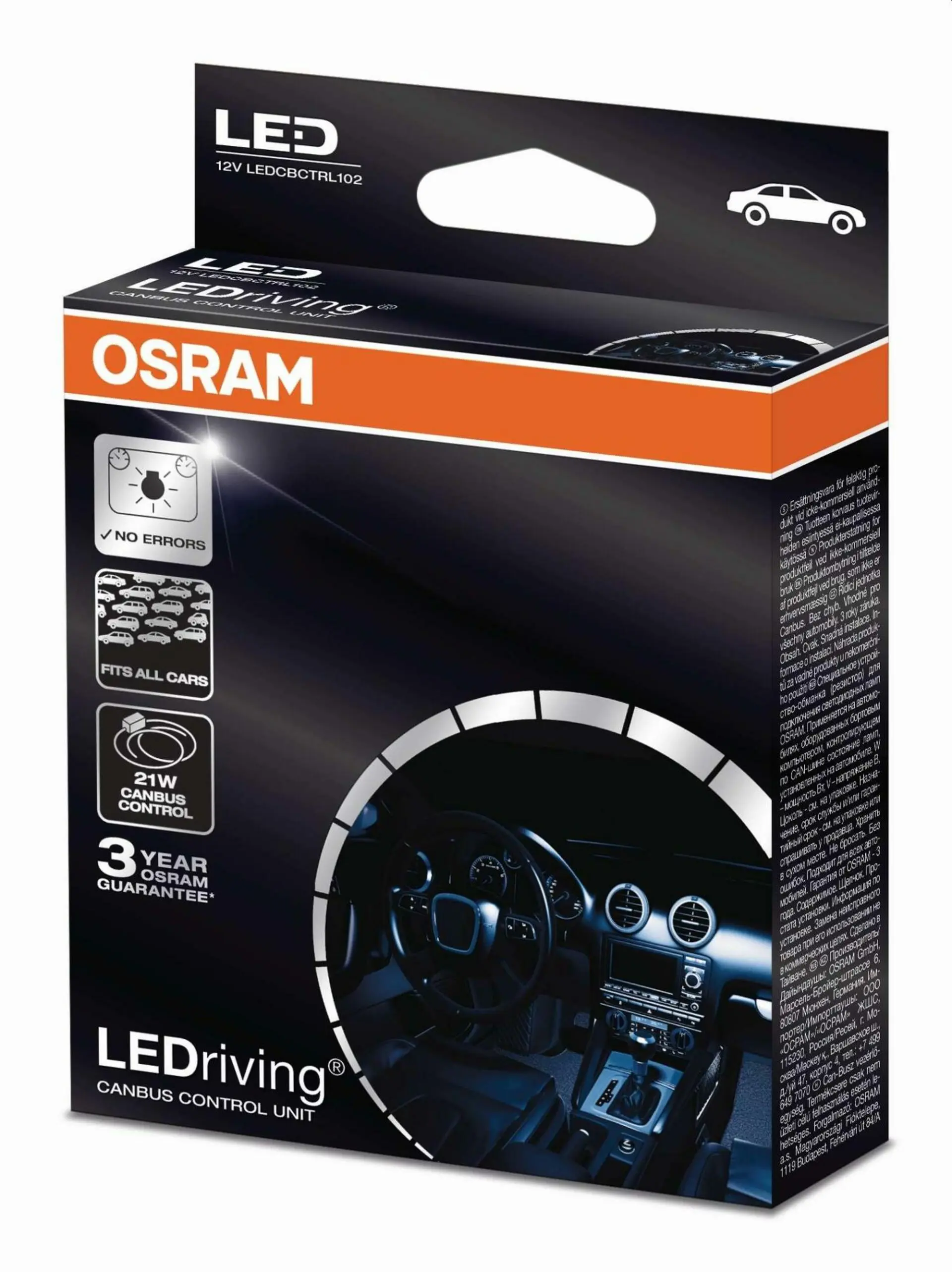 Sada kabelů OSRAM LEDriving CANBUS CONTROL UNIT LEDCBCTRL102