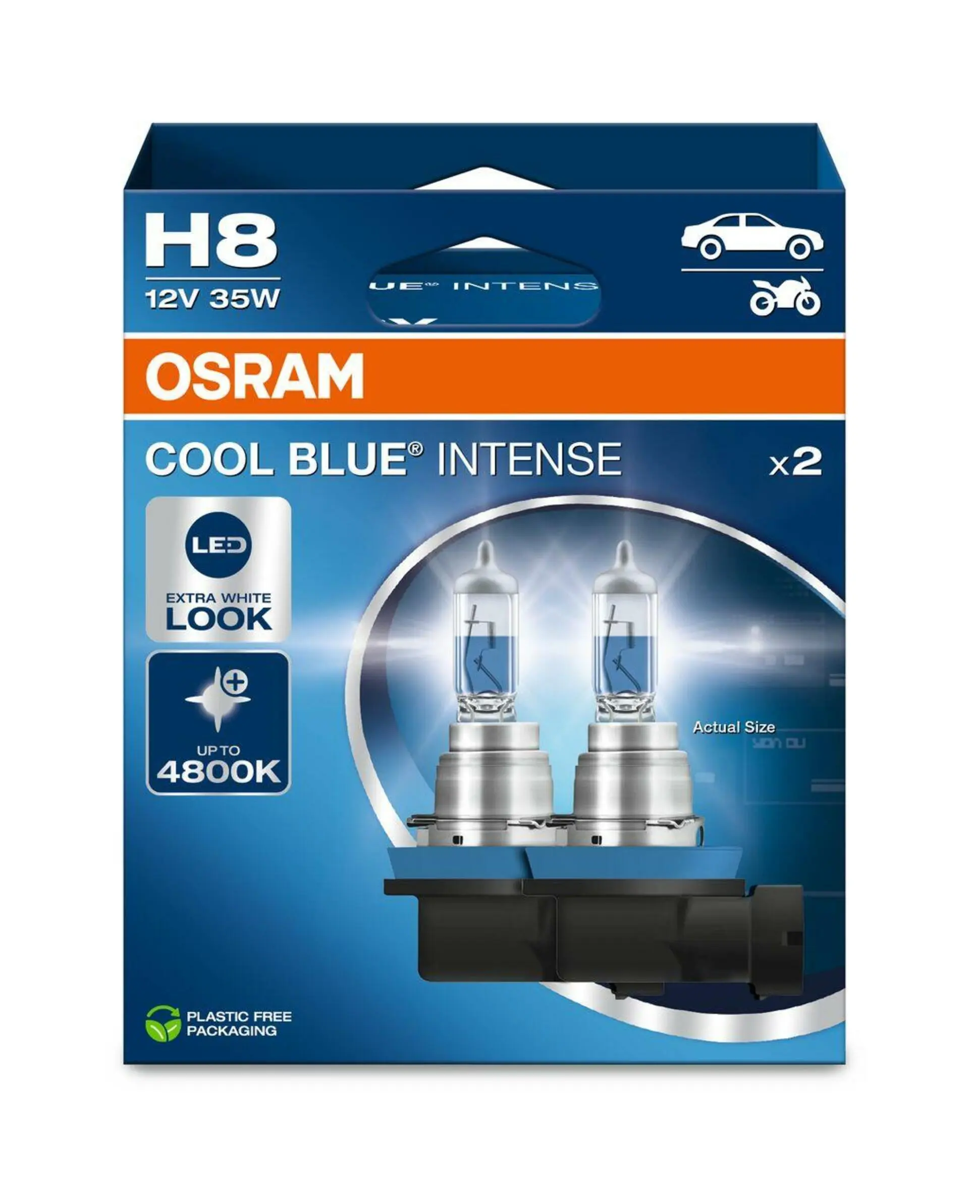 Cool Blue® Intense (Next Gen) H8 12V 35W OSRAM 64212CBN-2HB 64212CBN-2HB