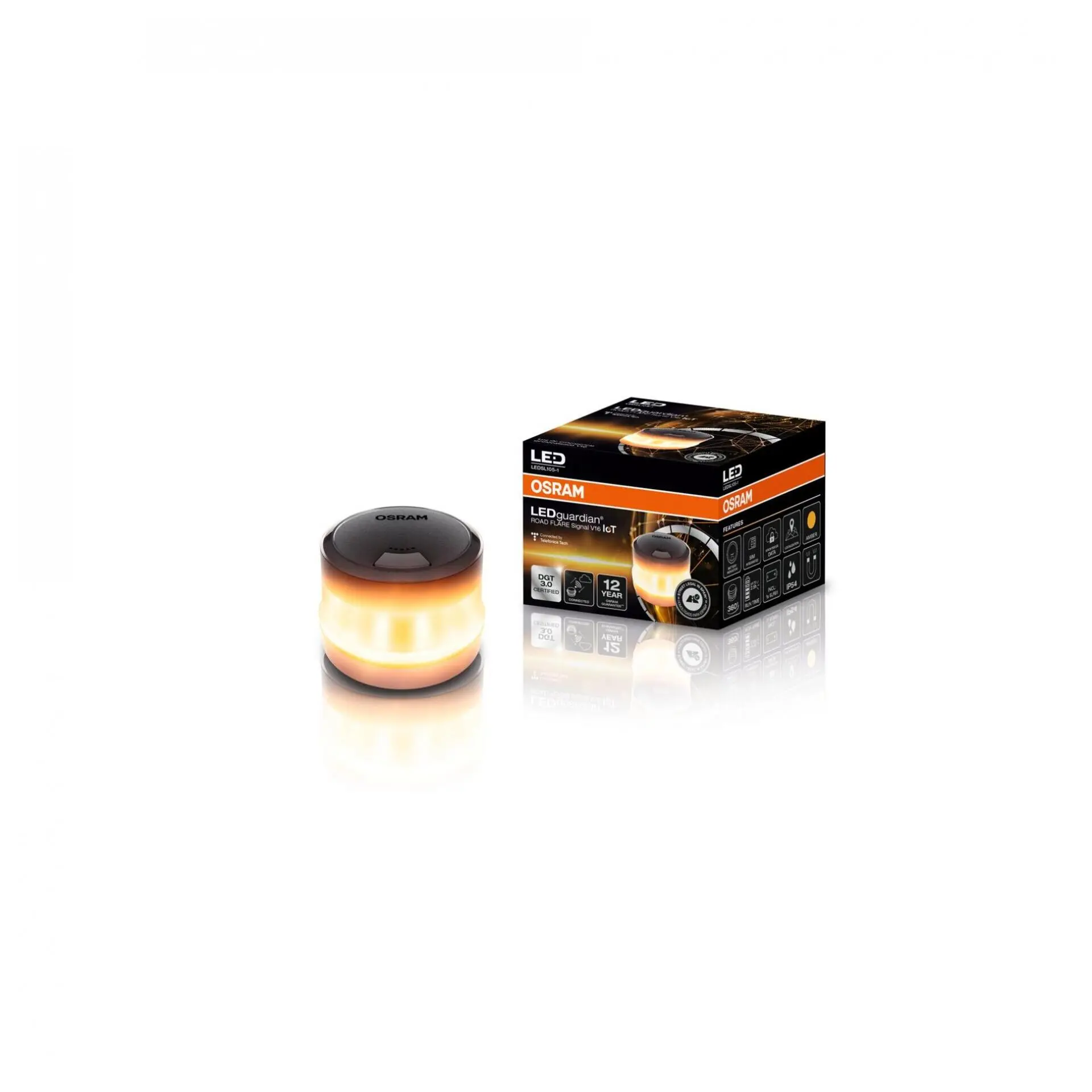 OSRAM LEDGuardian Road Flare V16 IoT bezpečnostní světlo 1ks LEDSL105