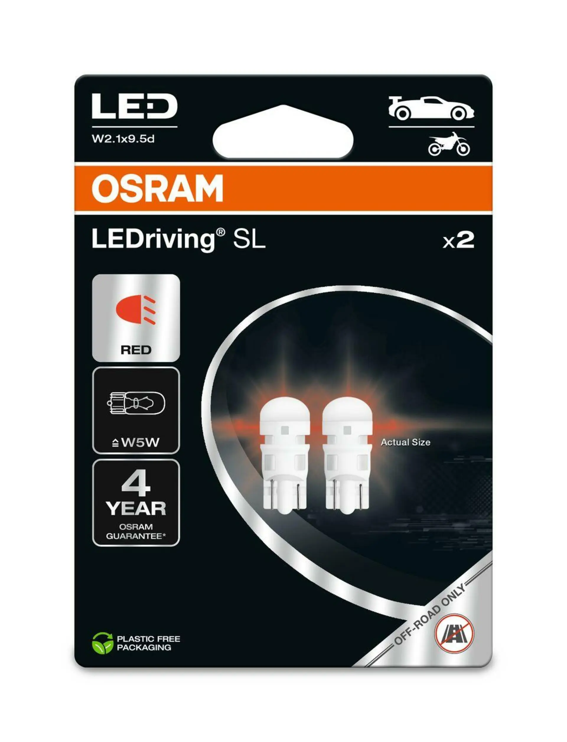 Ledriving Sl ≙W5W 12V 1W OSRAM 2825DRP-2BL 2825DRP-2BL