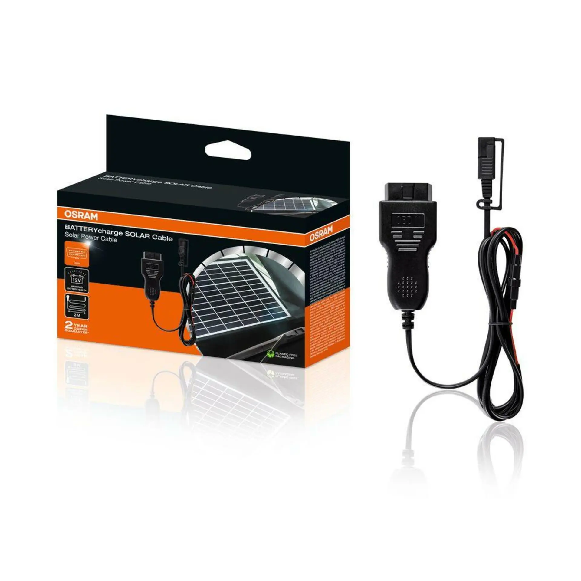 OSRAM BATTERYcharge SOLAR kabel pro solární udržovač baterií 1ks OSPOBD