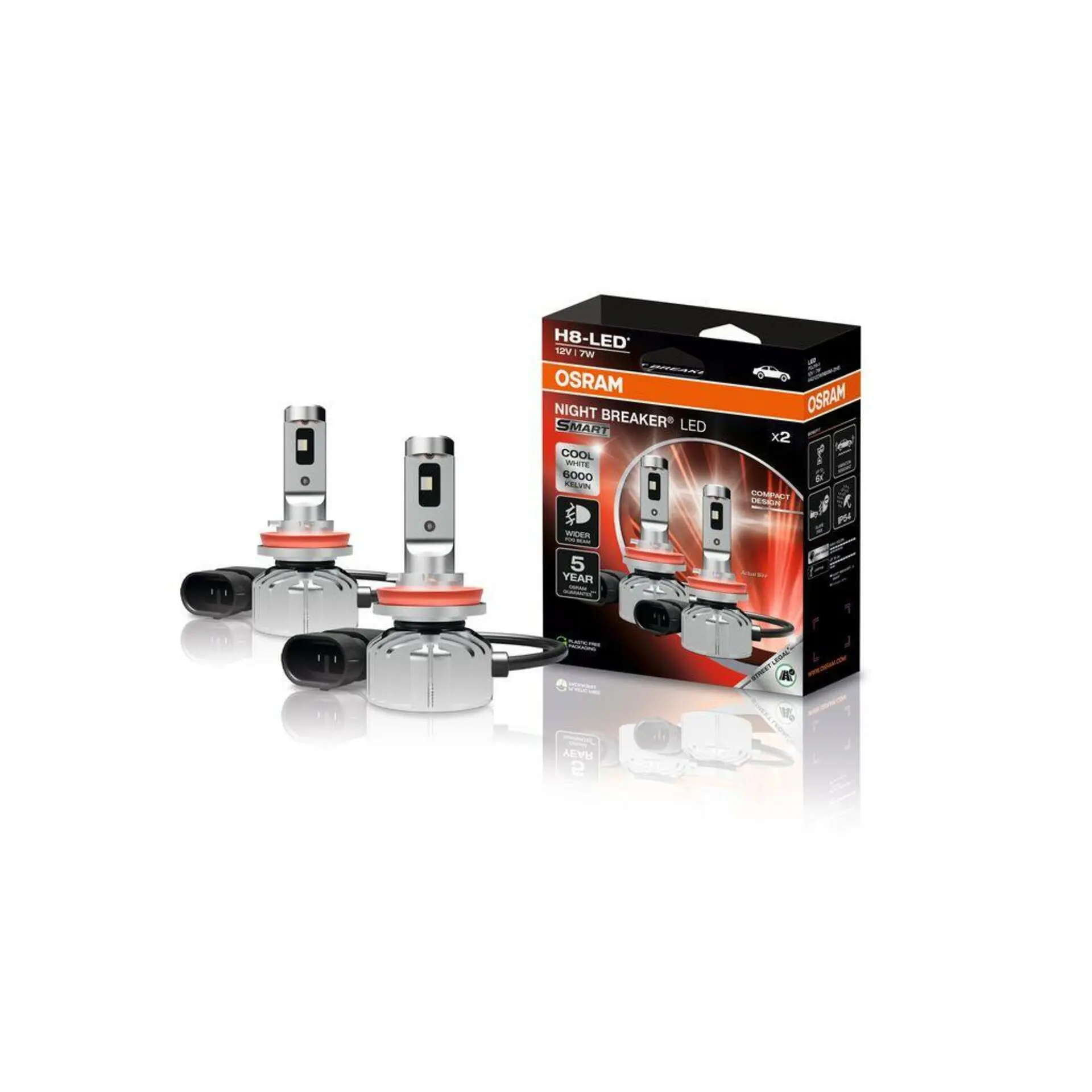 OSRAM Osram H8 NIGHT BREAKER LED SMART 12V 7W BOX 64212DWNBSM-2HB 2ks