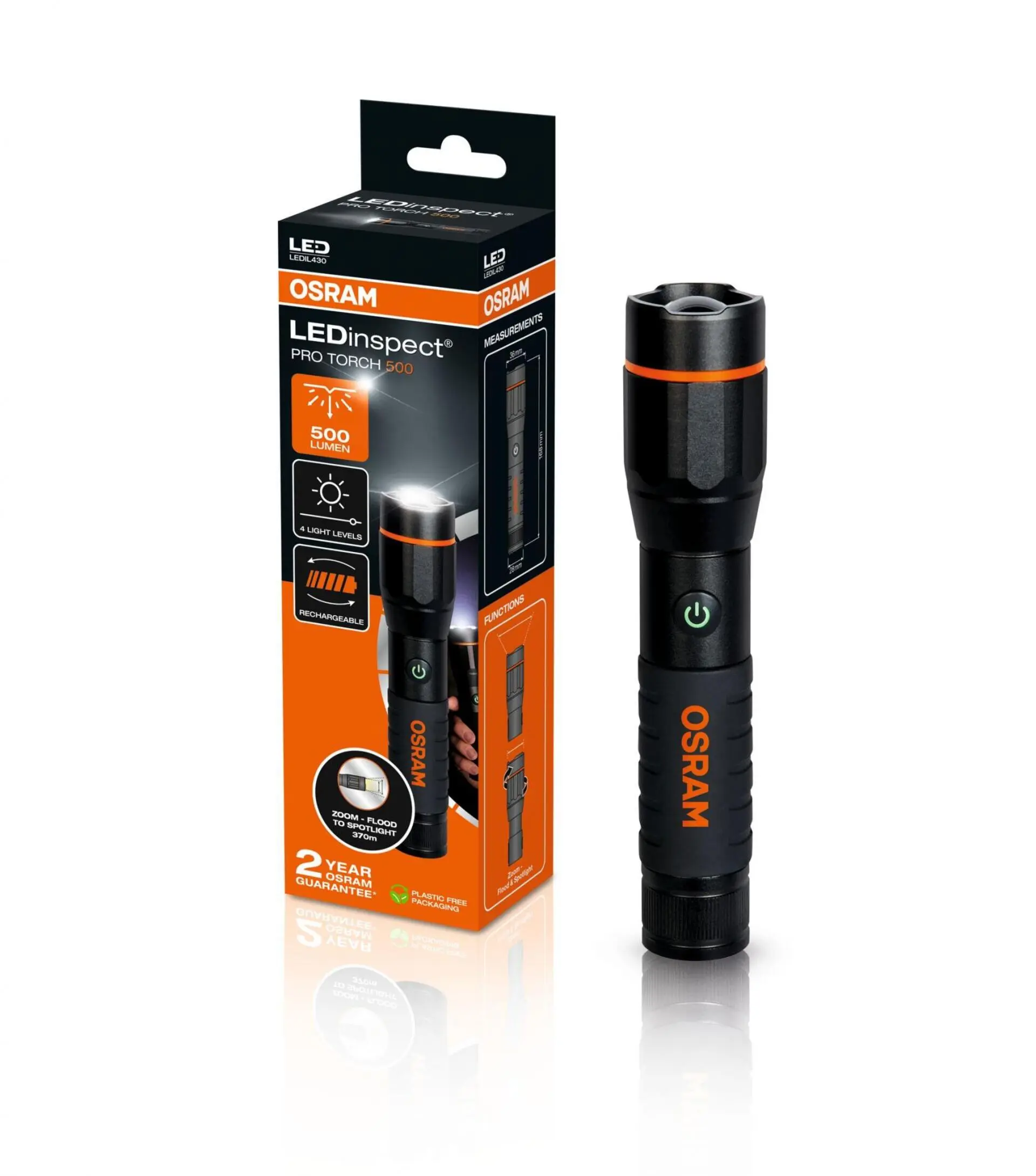Inspekční lampa 3.7 V 6W OSRAM LEDIL430 LEDIL430