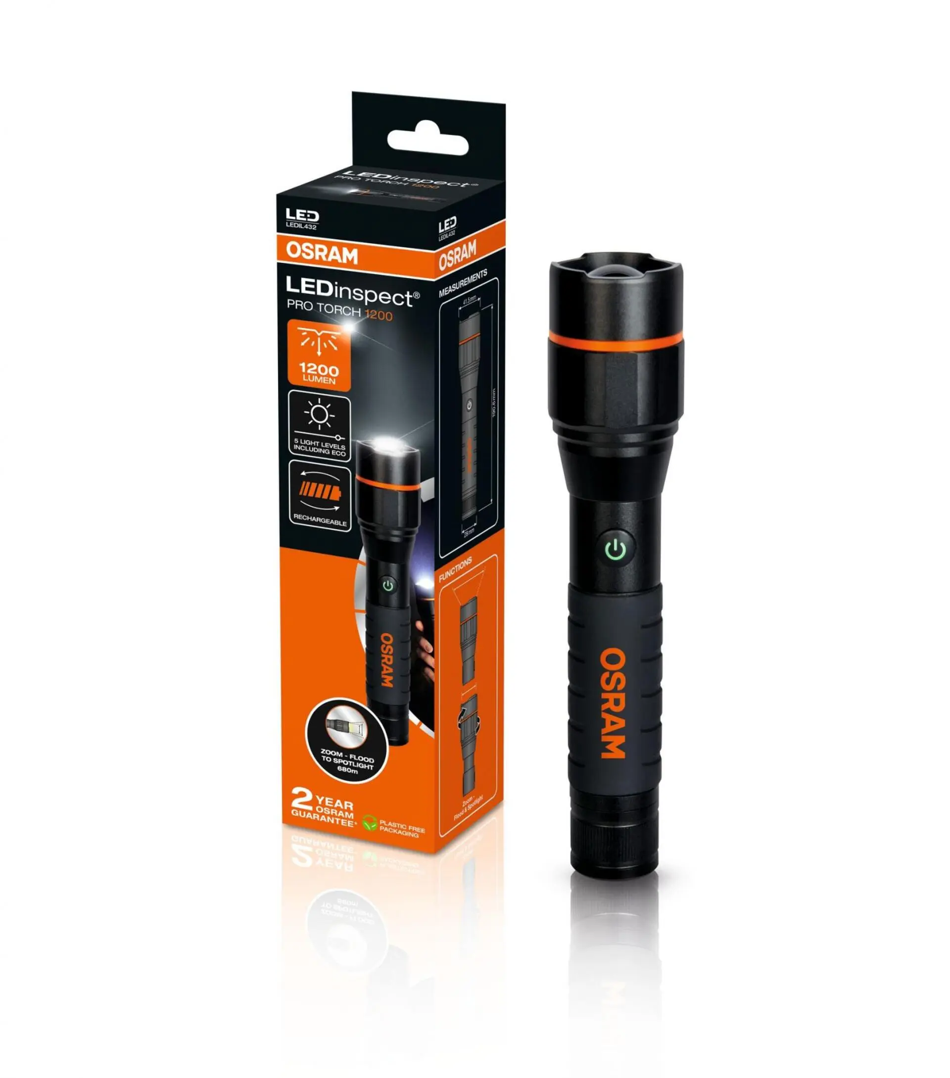 Inspekční lampa 3.6 V 13W OSRAM LEDIL432 LEDIL432