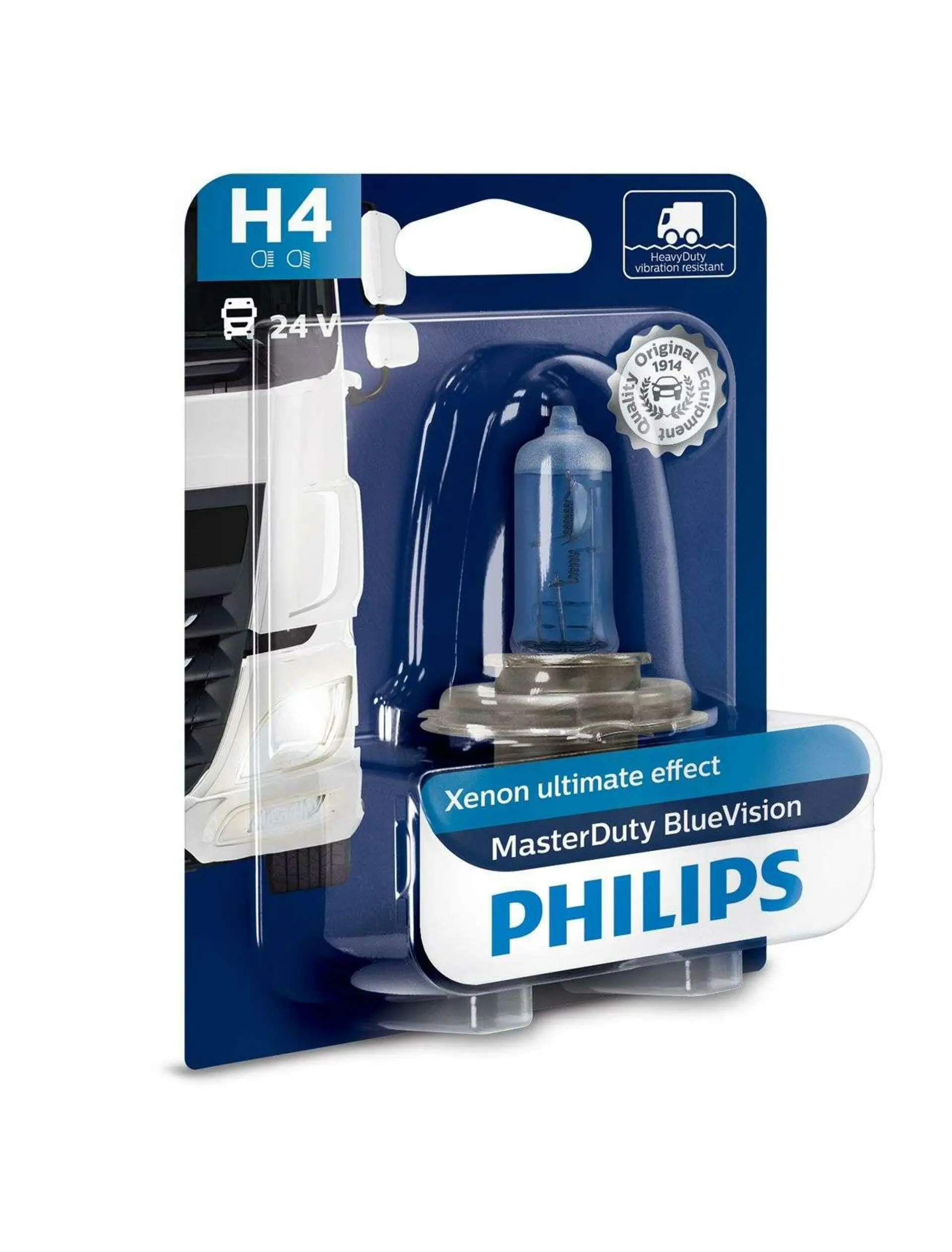 Philips H4 MasterDuty BlueVision 24V 13342MDBVB1