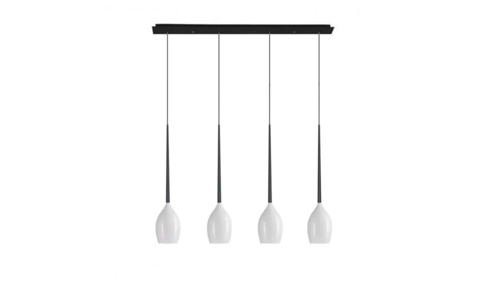AZzardo IZZA závěsné svítidlo 4x E14 50W bez zdroje 107cm IP20, černé/bílé