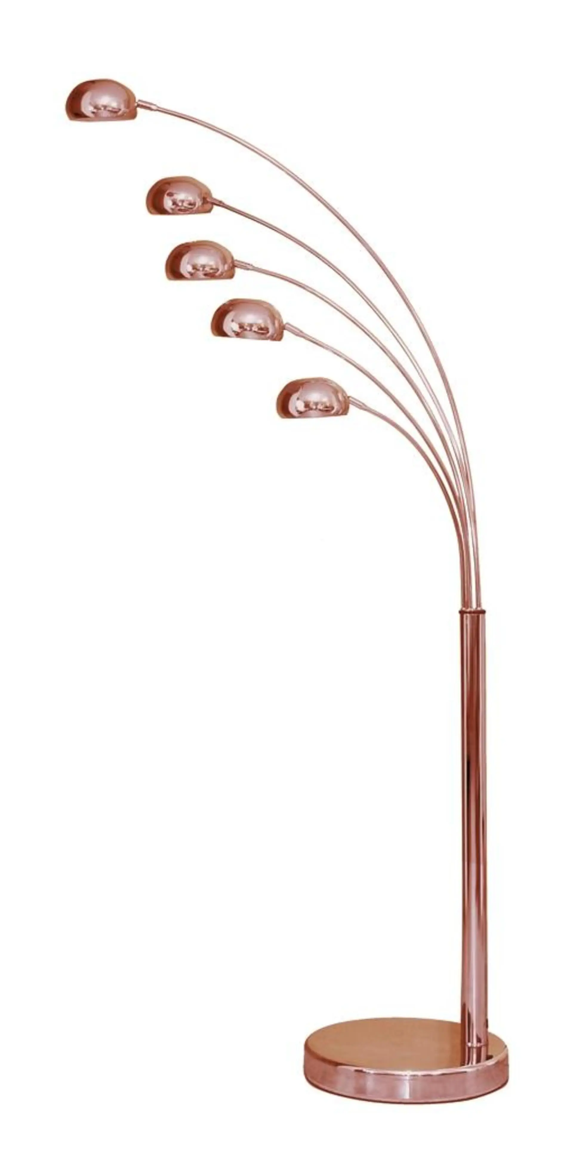 AZzardo Palp stojací lampa 5x E14 40W 210cm IP20, měděná AZ2620
