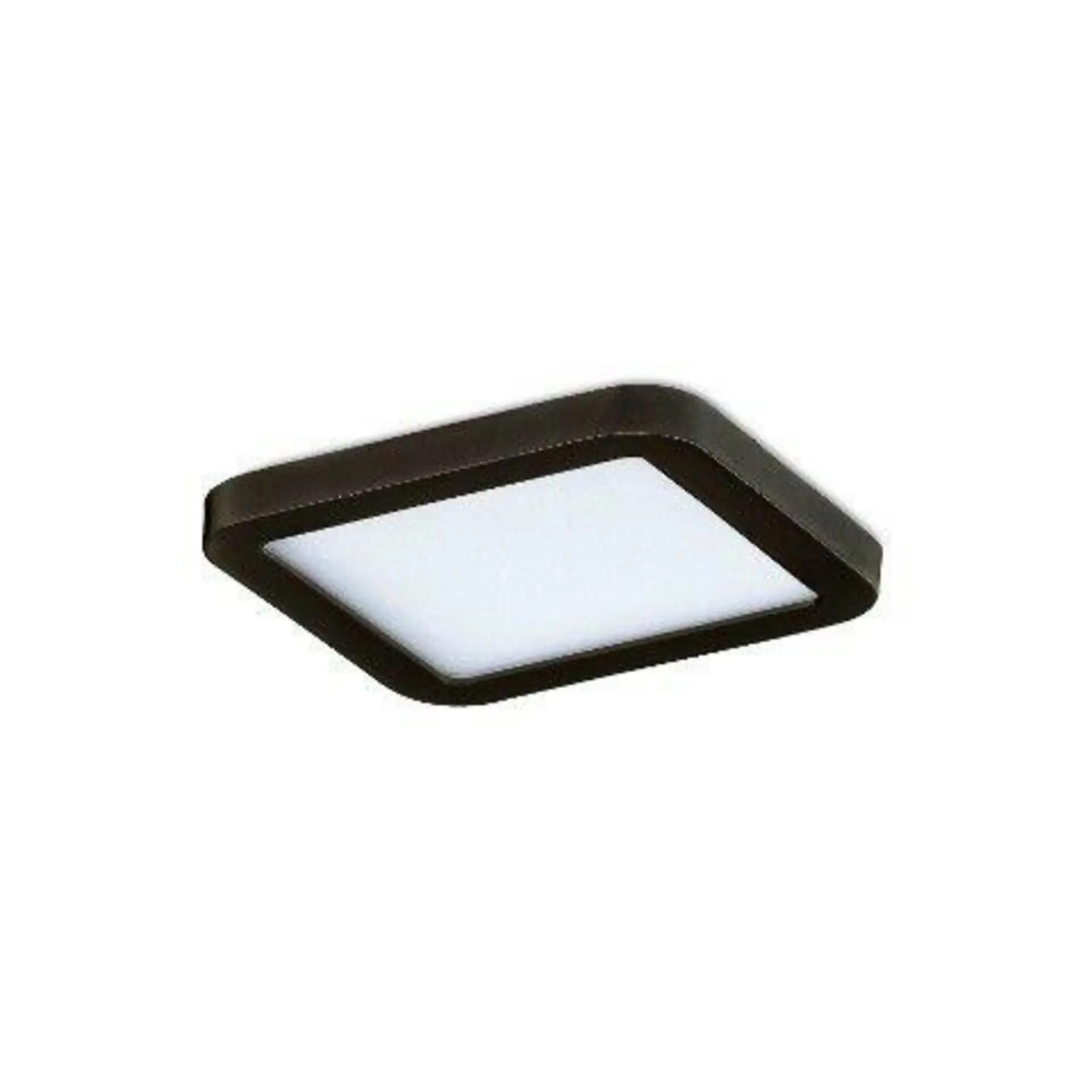 AZZ AZ2833 LED Stropní zápustné bodové svítidlo Azzardo Slim 9 Square 3000K IP44 black AZ2833 6W 500lm 3000K IP44 9cm čtvercové černé - AZZARDO