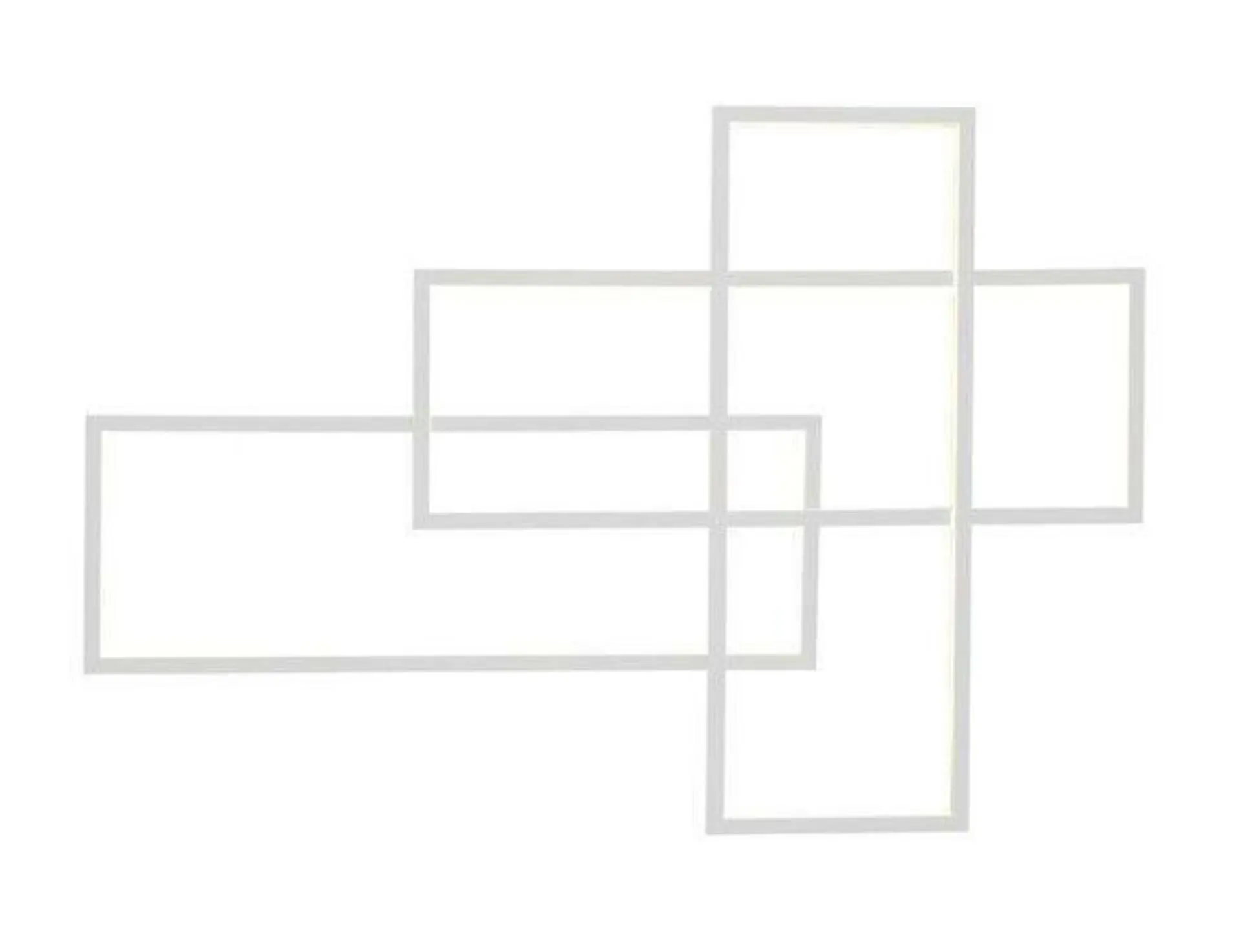 AZZ AZ2993 LED Nástěnné svítidlo Azzardo Quadratus Wall Dimm white AZ2993 80W 4080lm 3000K IP20 101cm stmívatelné bílé - AZZARDO