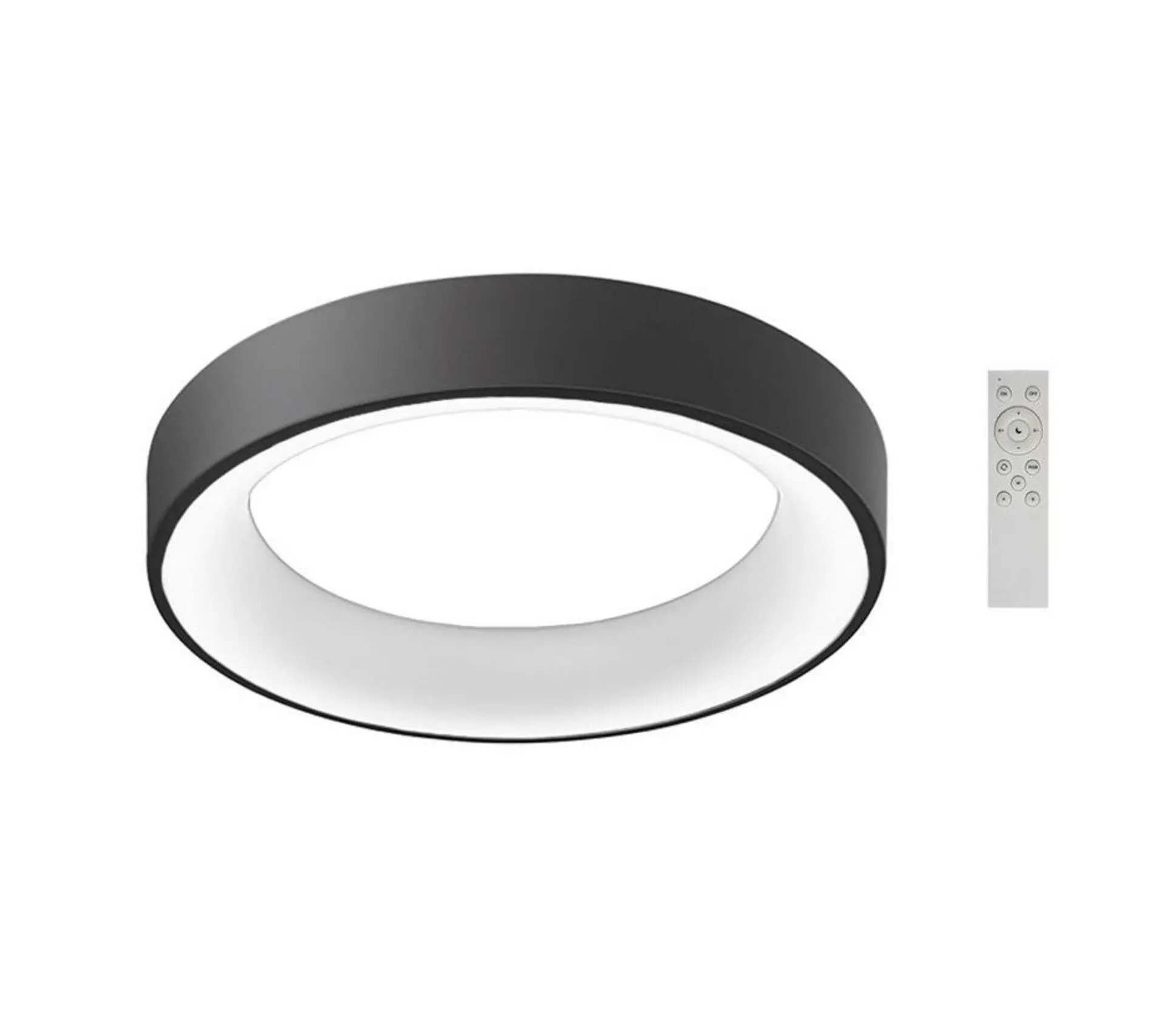 AZZ AZ3434 LED Stropní přisazené svítidlo Azzardo Sovana Top 45 CCT black Dimm AZ3434 40W 2200lm 2700-6500K IP20 45cm stmívatelné černé - AZZARDO