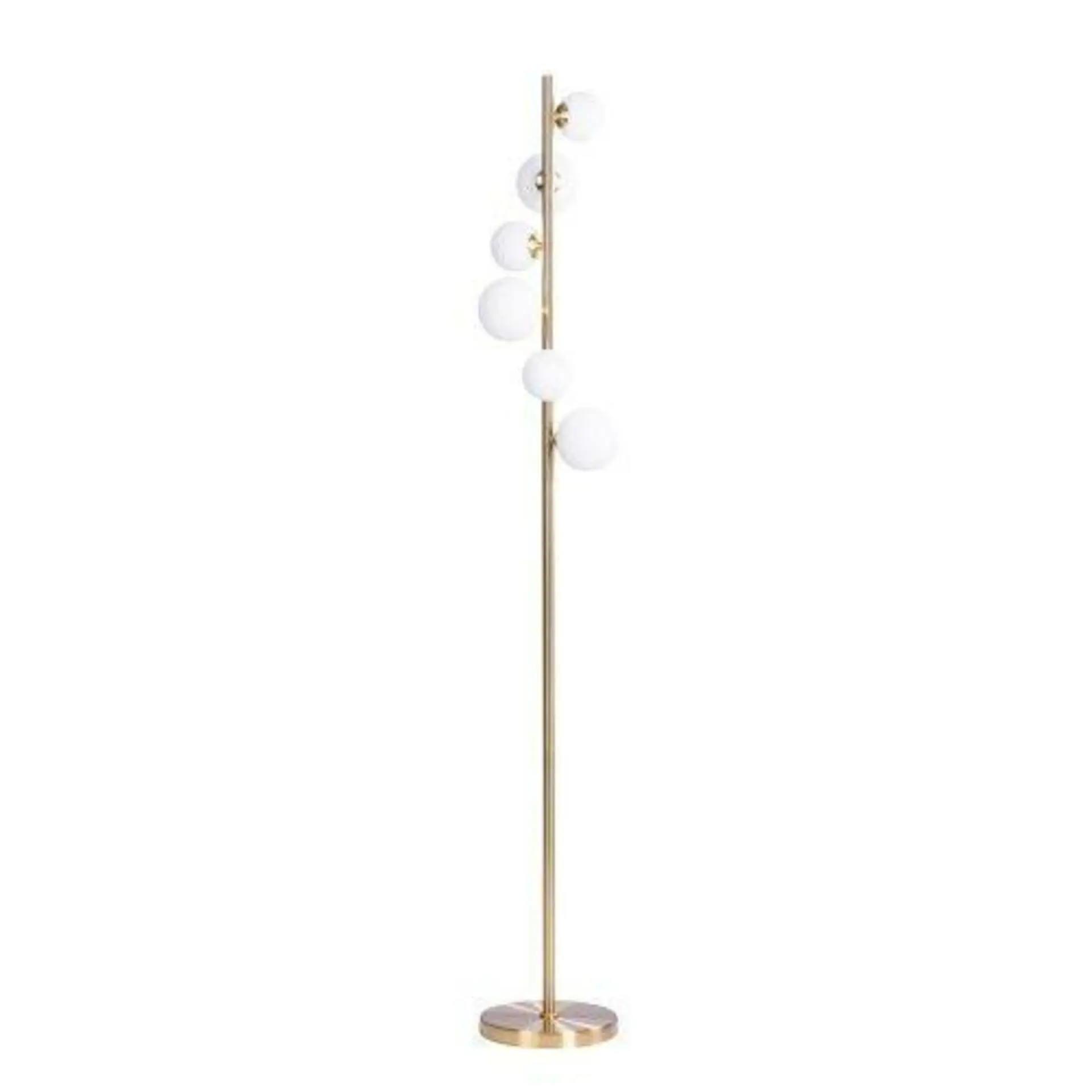 Azzardo AZ4408 stojací lampa Sybilla 6 floor zlatá