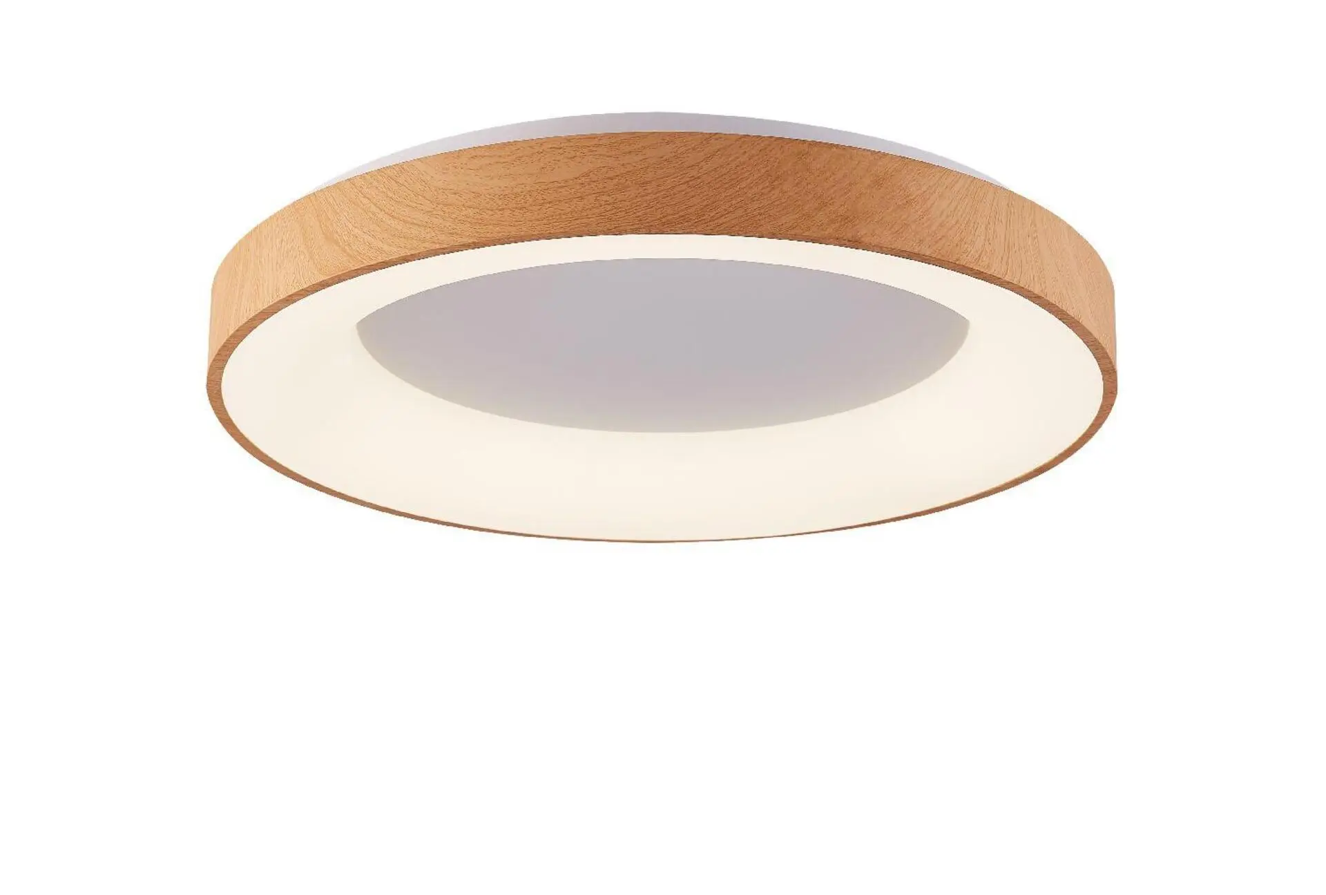 AZzardo SANTANA stropní svítidlo LED 80W 4800lm 3000-6500K 80cm IP20, dřevěný dekor + ovladač