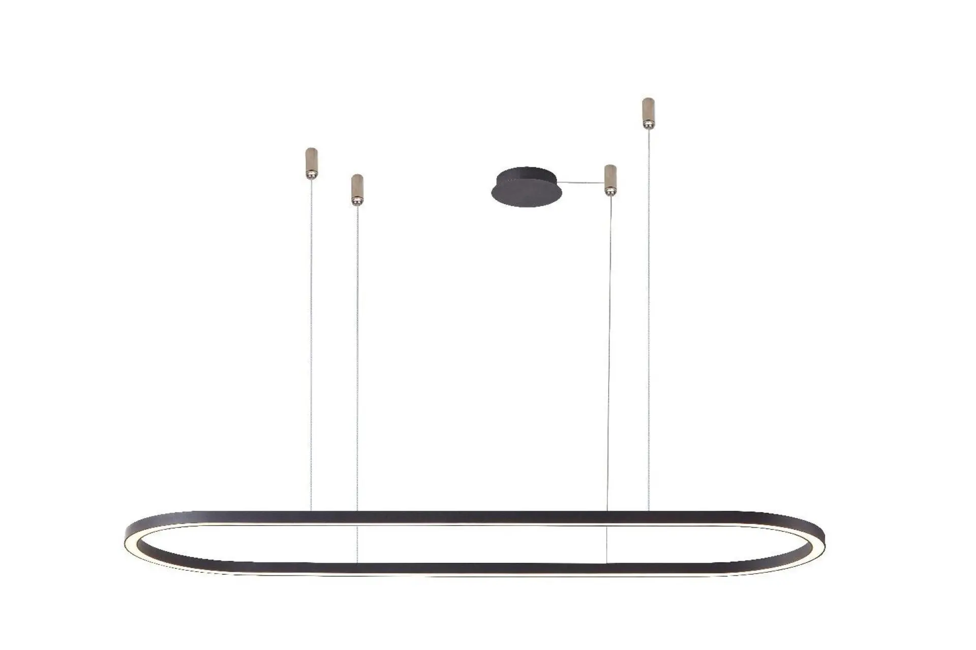 AZzardo ELENA závěsné svítidlo LED 50W 2700lm 3000K 120cm IP20, černé