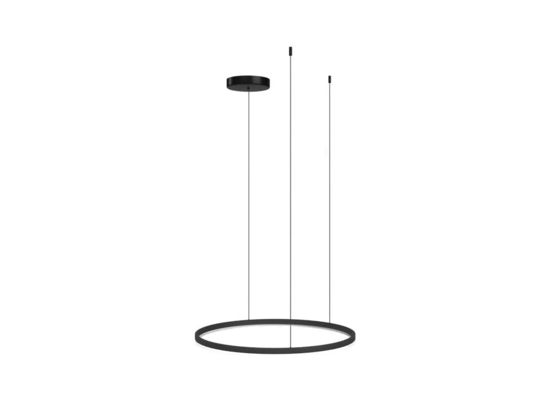 AZzardo HALO závěsné svítidlo LED 60W 4800lm 3000-6000K 120cm IP20, černé + ovladač