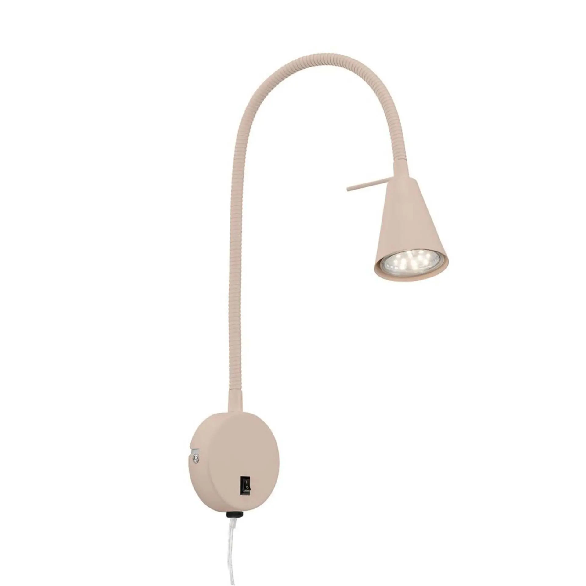 BRI 2082011 Tusa Bett lampa na čtení - 4,7W, 400lm, LED, vypínač, nastavitelná, béžová - BRILONER