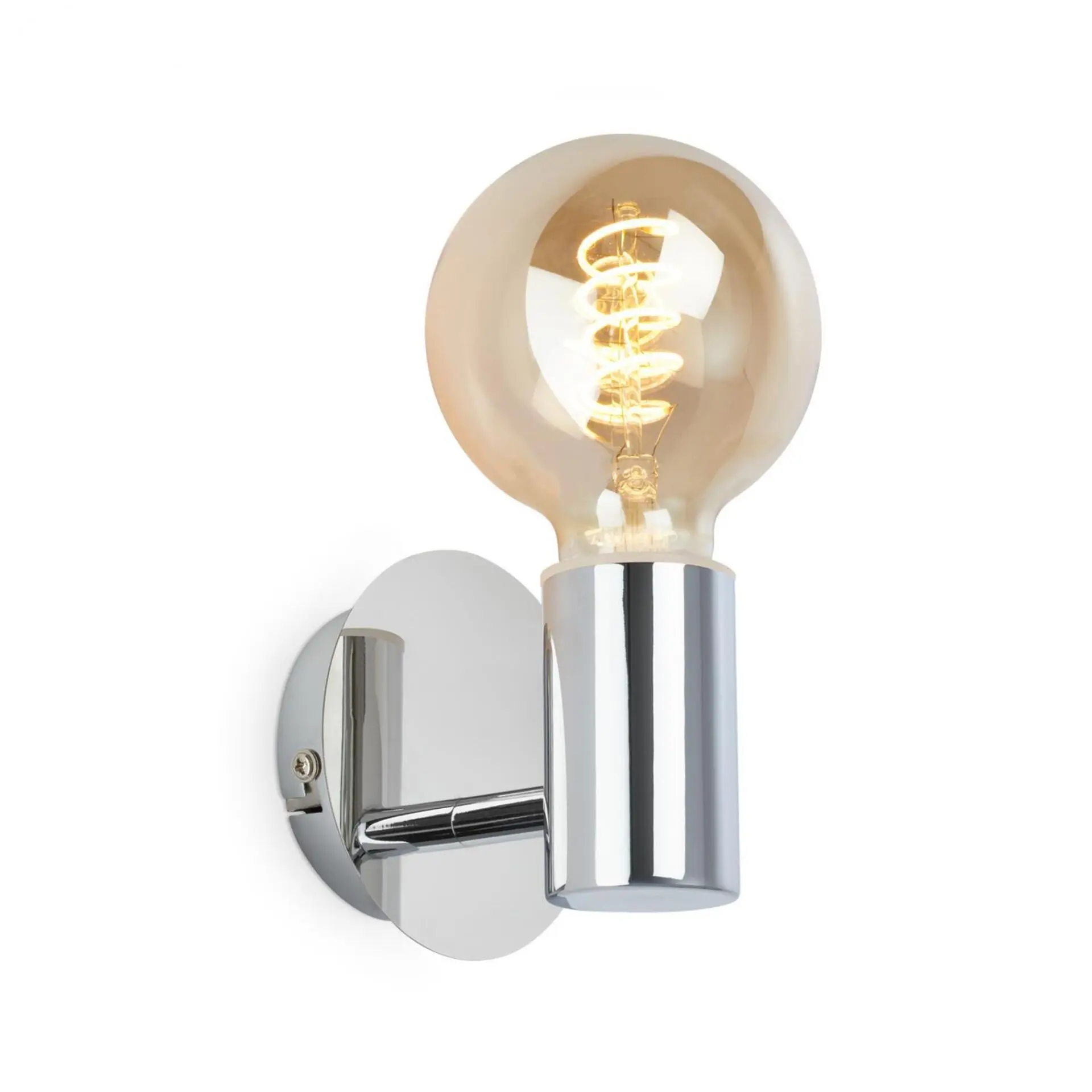 BRILO 2115018 Nástěnné svítidlo 10 cm 1x E27 max. 10 W chrom - BRILO