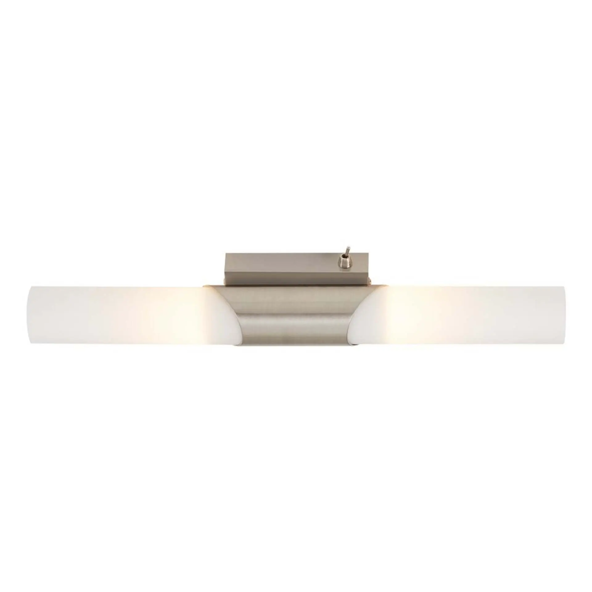 BRI 2125-022 Nástěnné svítidlo 43,5 cm 2x E14 40W matný nikl - BRILONER