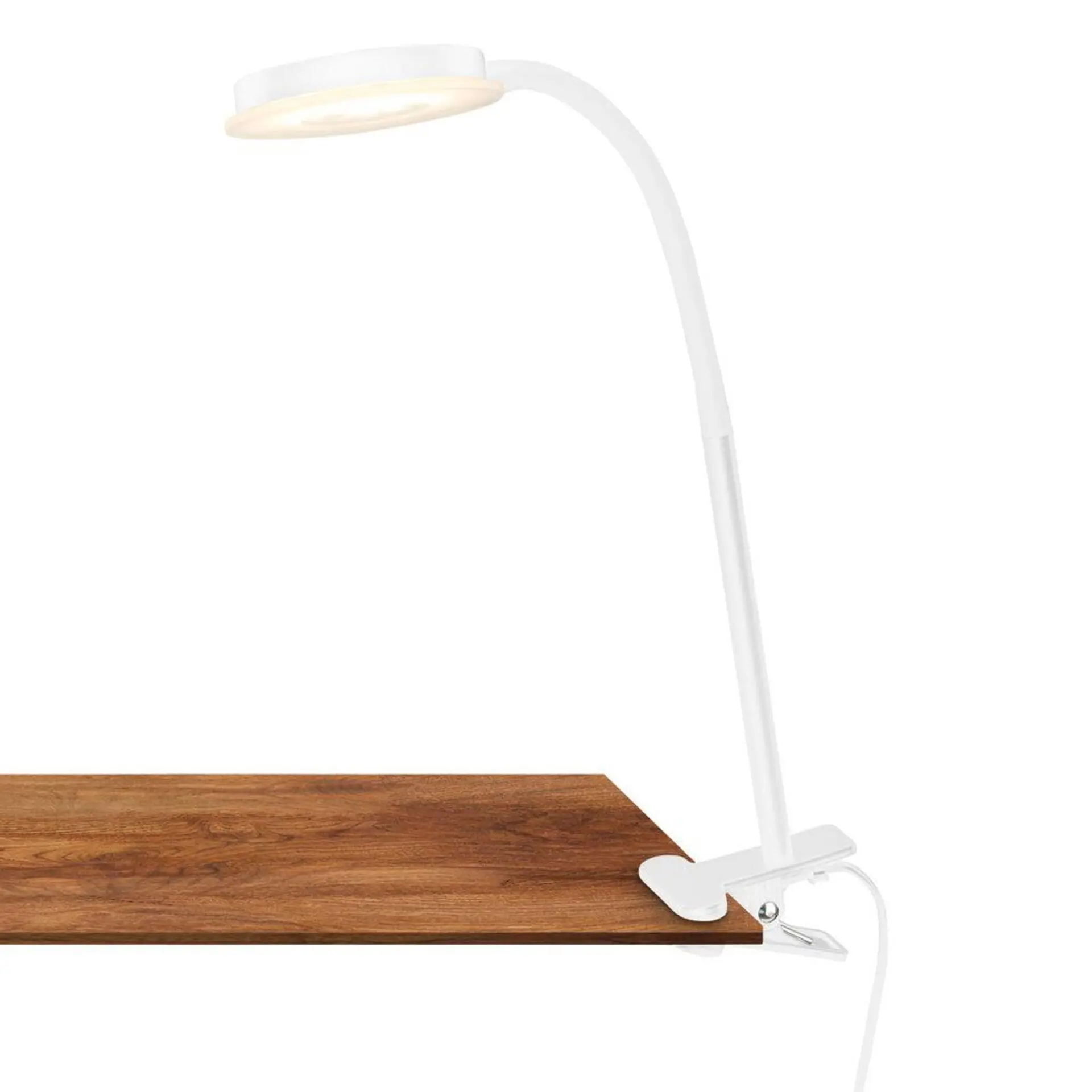 BRILONER Plegg lampička s klipsem - 3,2W, 350lm, LED, nastavitelné, bílé 2195016