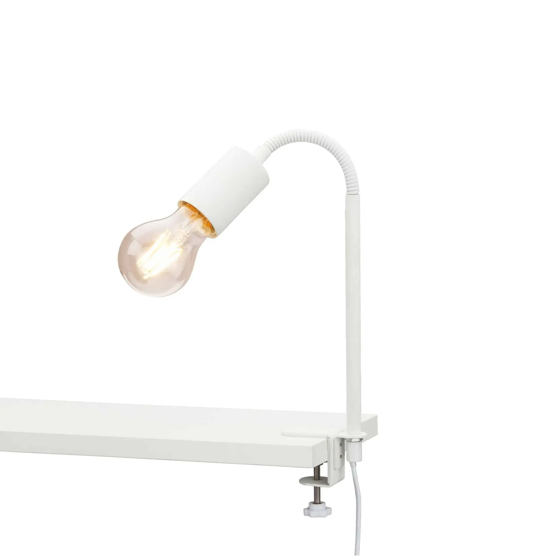 BRI 2600-016 Svítidlo se svorkou pr. 1x E27 10W bílé - BRILONER