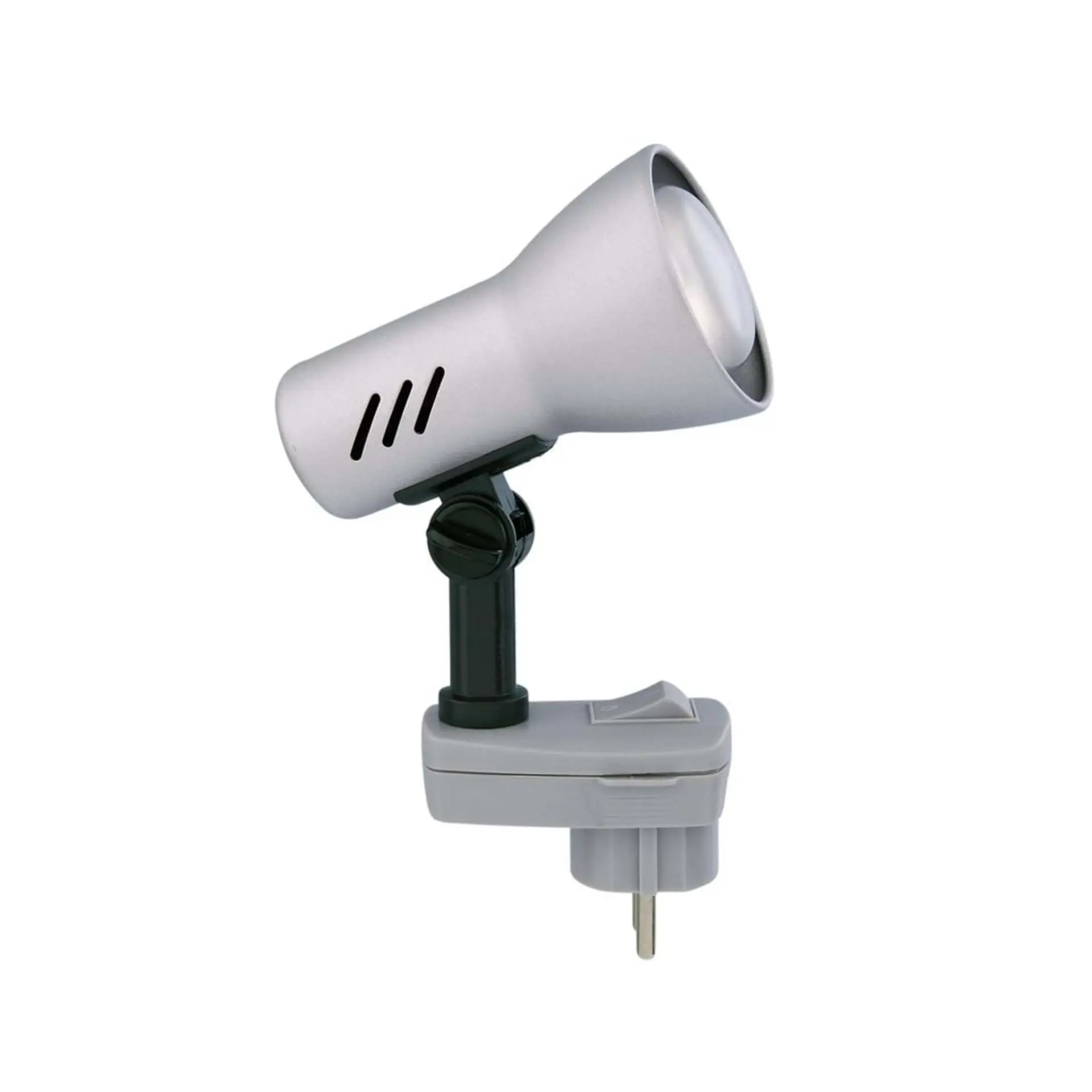 BRILONER Svítidlo do zásuvky SCHUKO 10,5 cm 1x E14 25W titan BRI 2763-014P