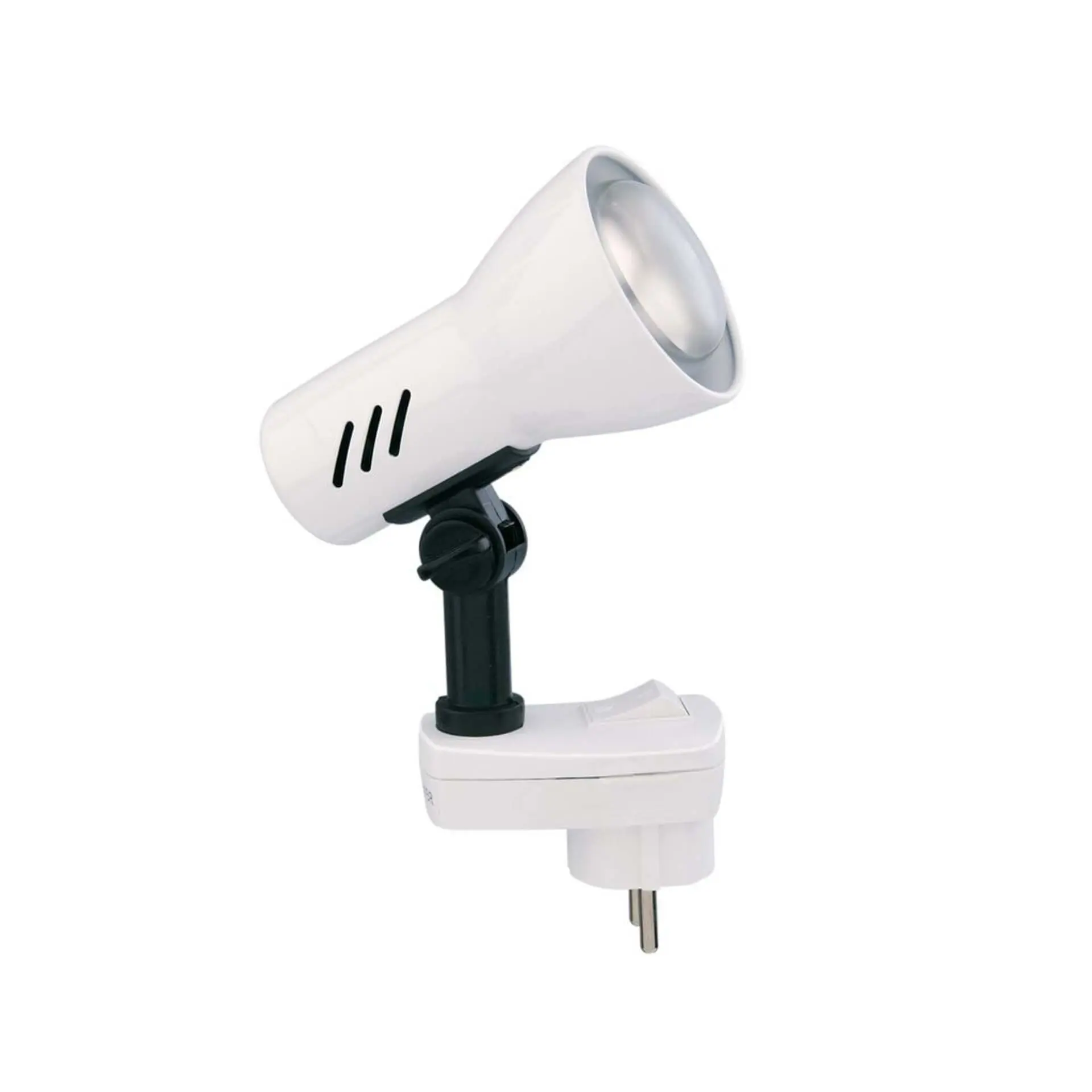 BRILONER Svítidlo do zásuvky SCHUKO 10,5 cm 1x E14 25W bílé BRI 2763-016P