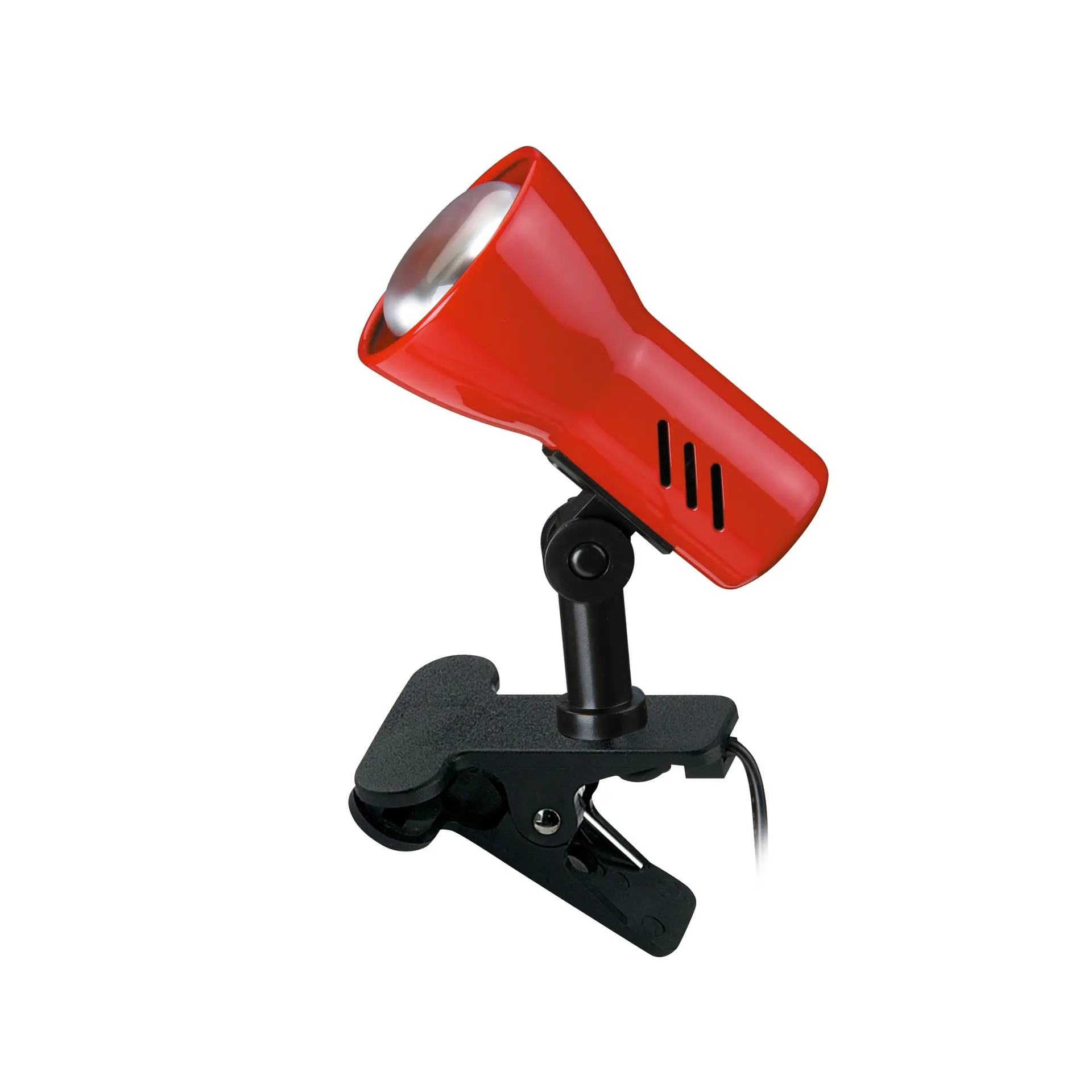 BRI 2794-012P Svítidlo se svorkou 11,5 cm 1x E14 40W červená - BRILONER