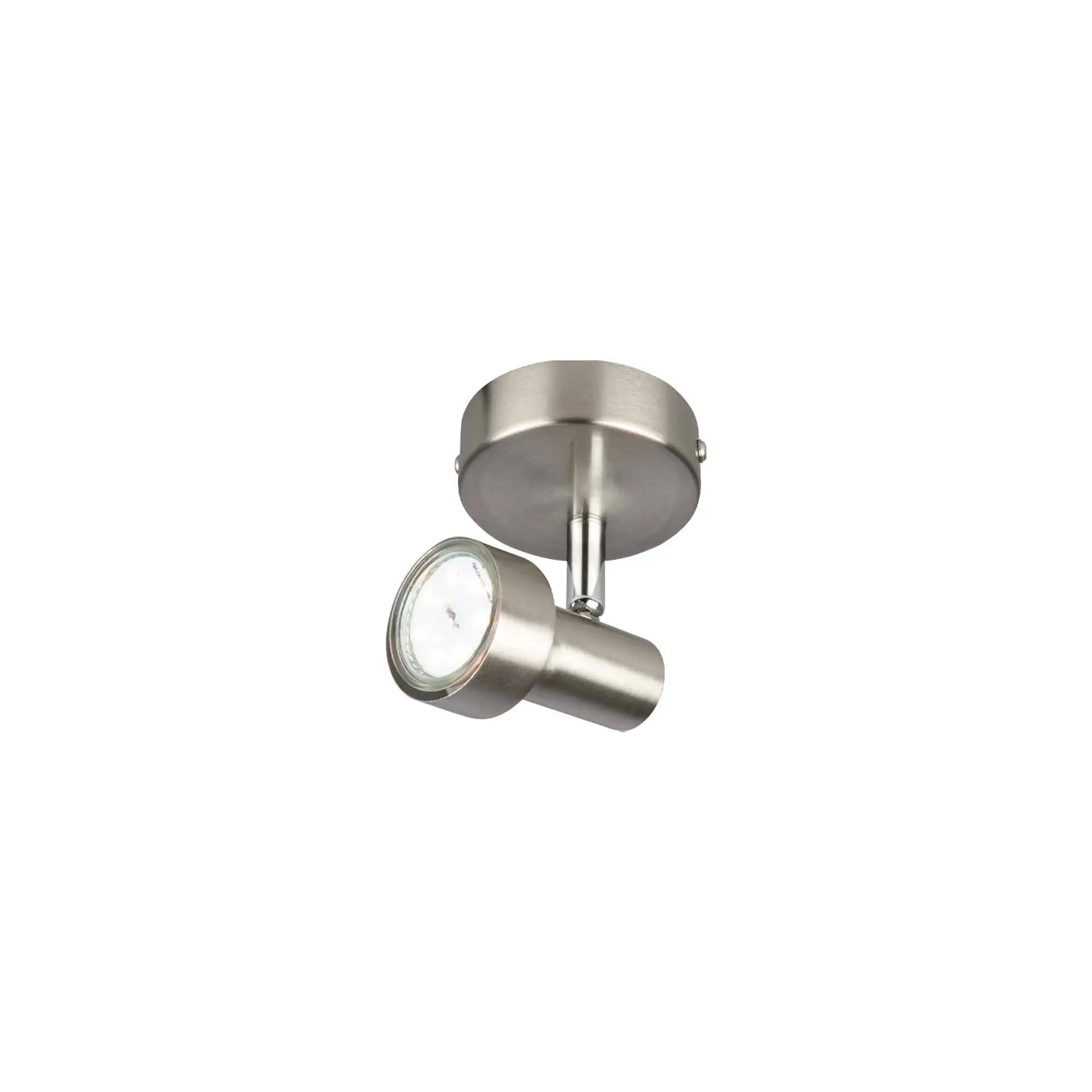 BRI 2843-012 Bodové svítidlo pr. 8 cm 1xGU10 3W 250lm matný nikl - BRILONER