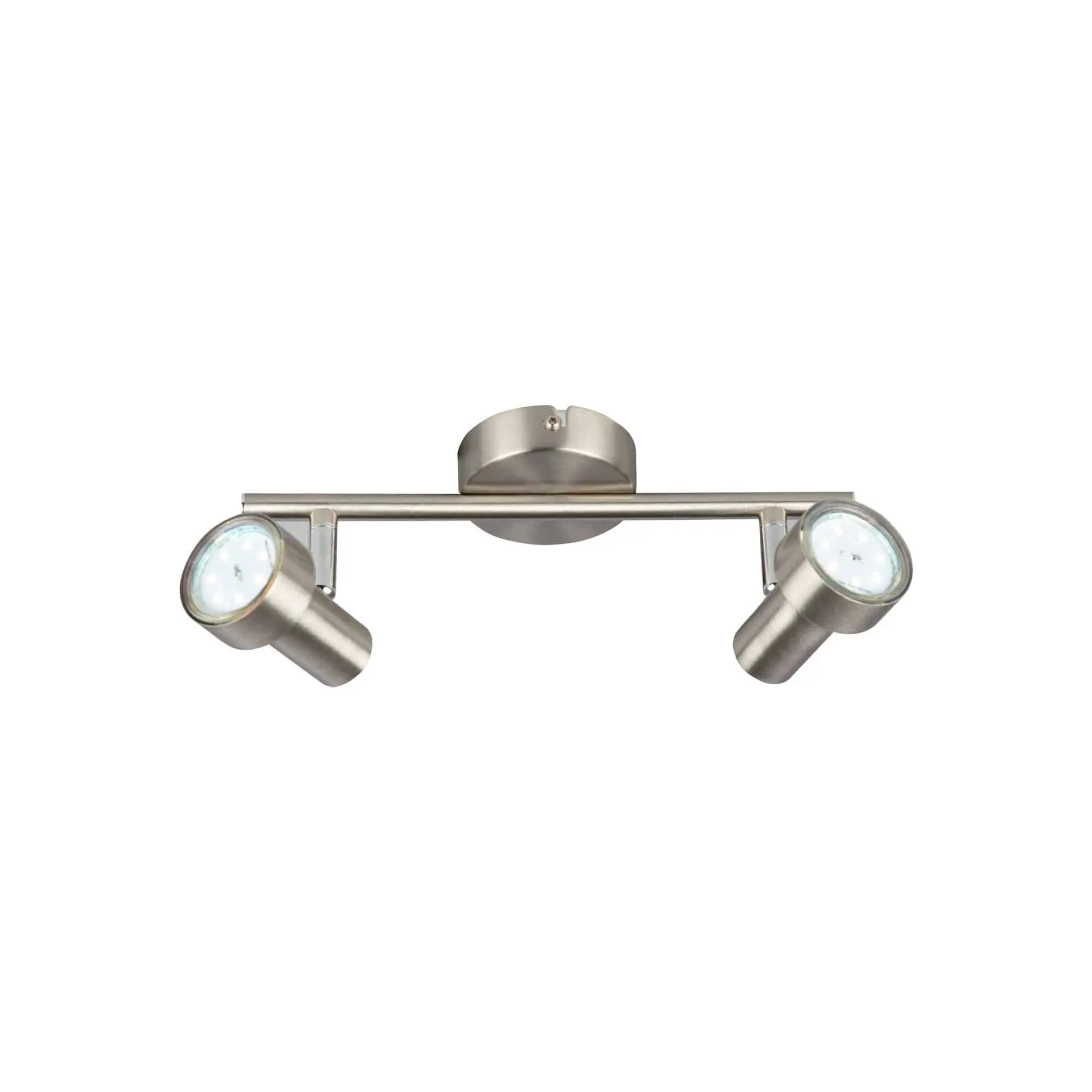 BRI 2843-022 Bodové svítidlo 27,5 cm 2xGU10 500lm 6W matný nikl - BRILONER