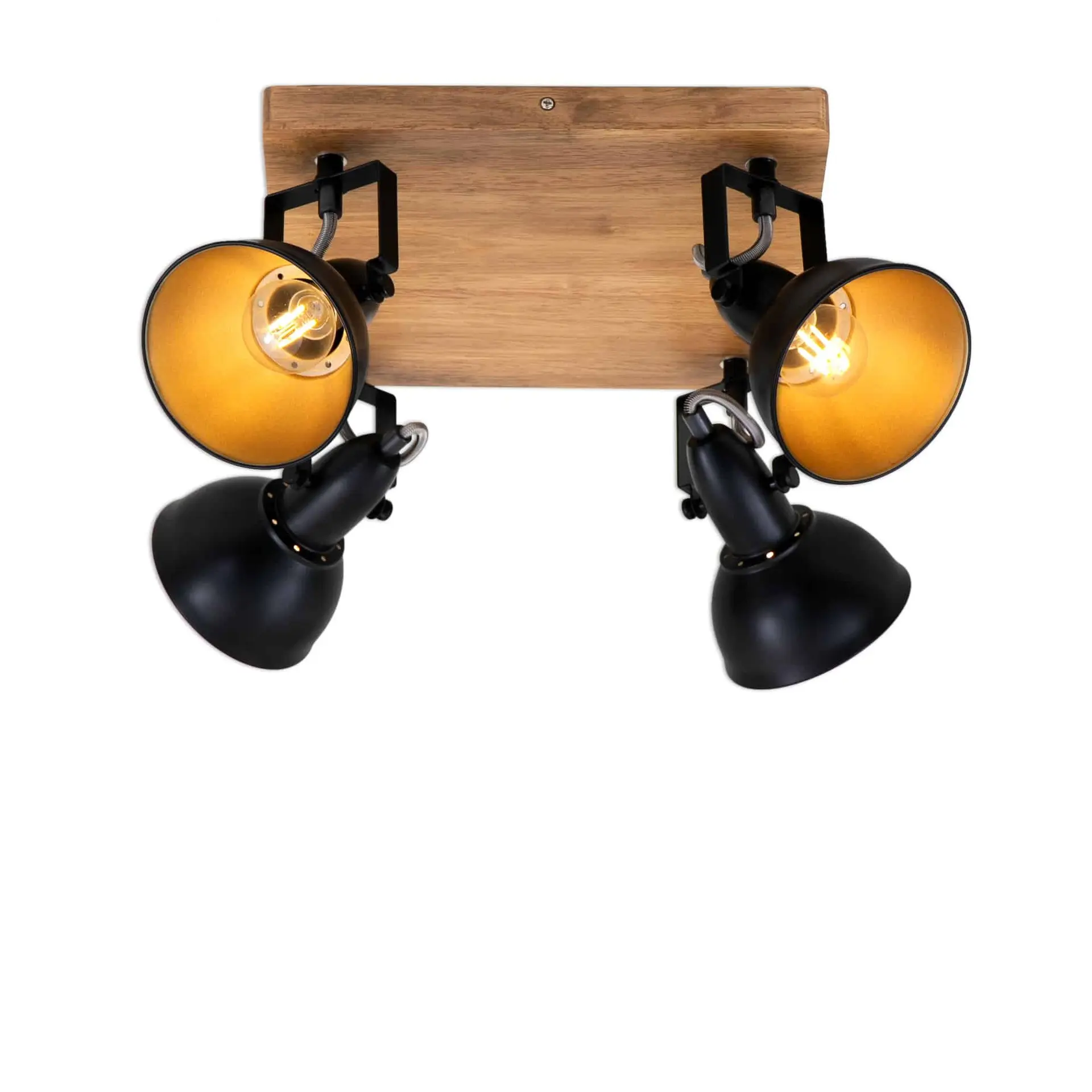 VÝPRODEJ VZORKU BRILONER Bodové svítidlo 28 cm 4x E14 25W černá BRI 2901-045