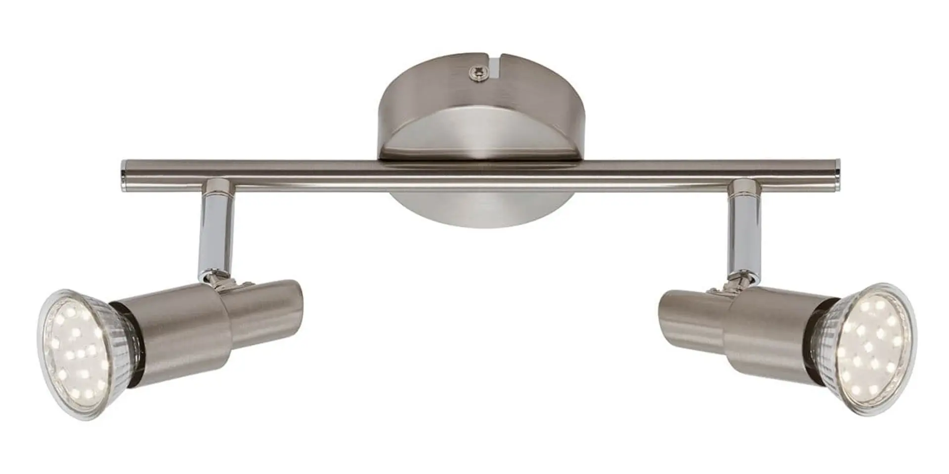BRI 2907-022 Bodové svítidlo 27,5 cm 2xGU10 6W 560lm matný nikl - BRILONER