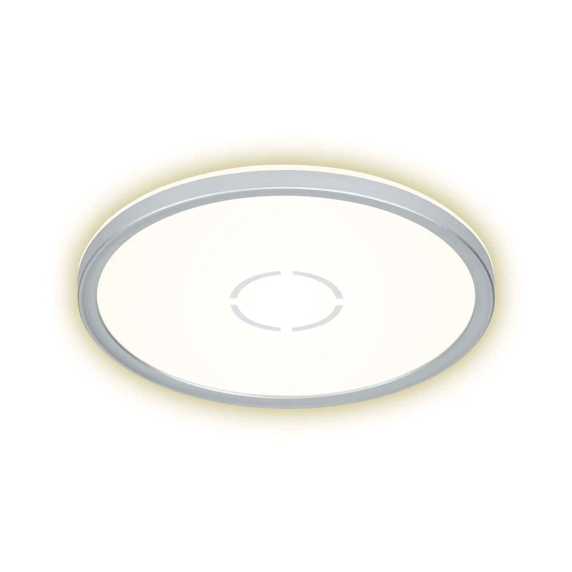 BRILONER Slim svítidlo LED panel, pr. 29,3 cm, 2400 lm, 18 W, stříbrná BRI 3391-014