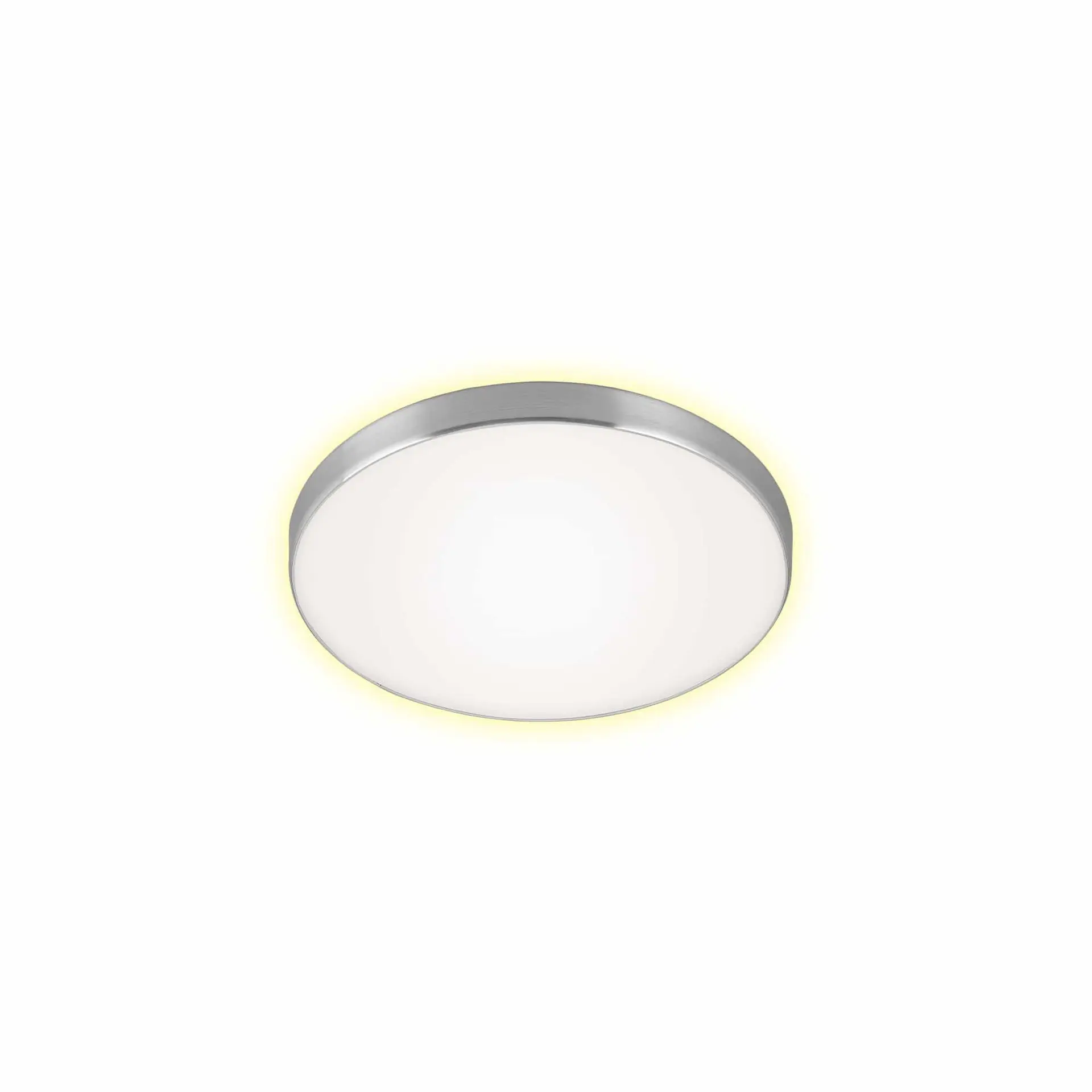 BRI 3443-119 LED stropní svítidlo, pr. 28,5 cm, 12 W, hliník-bílé - BRILONER