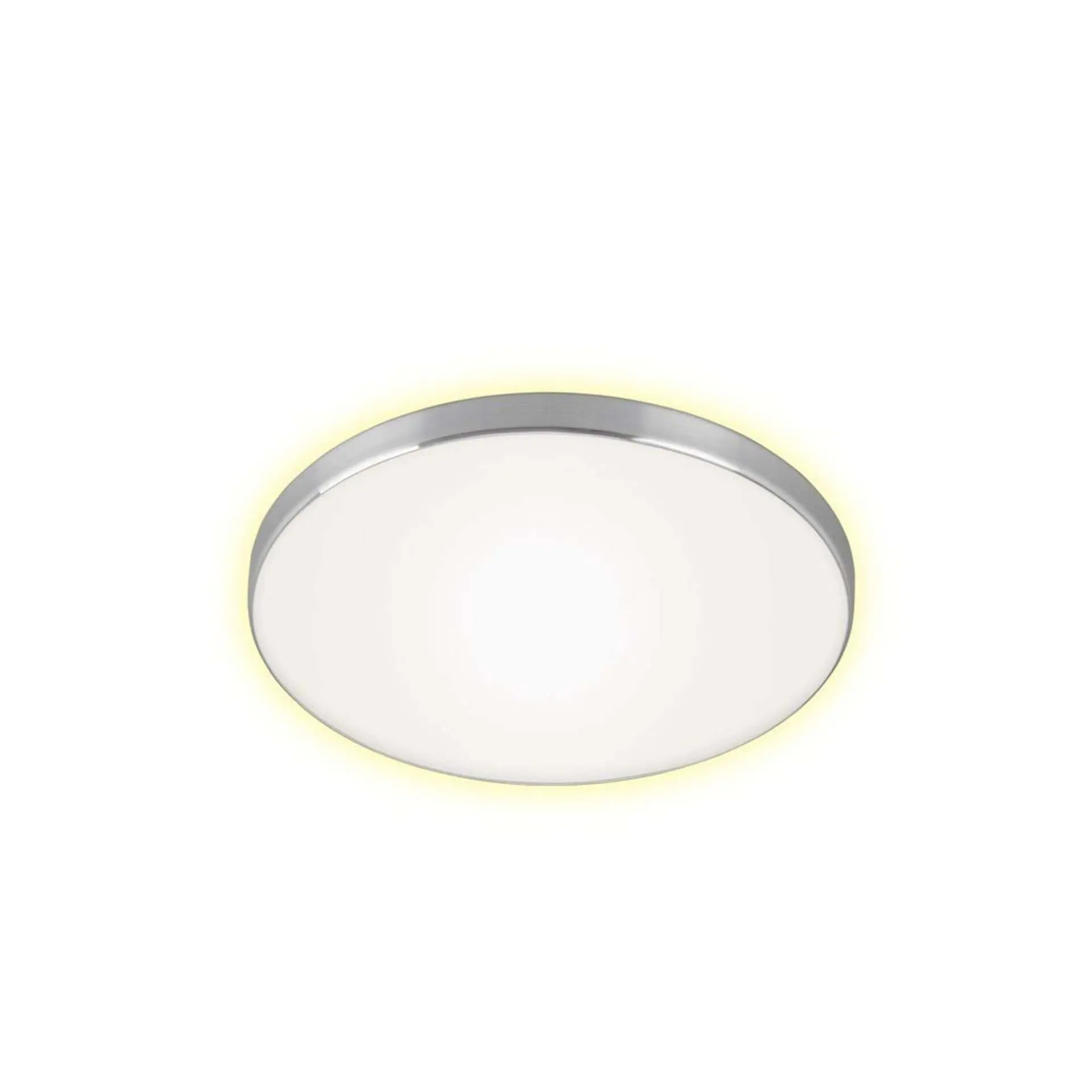 BRI 3443-219 LED stropní svítidlo, pr. 35,5 cm, 18 W, hliník-bílé - BRILONER