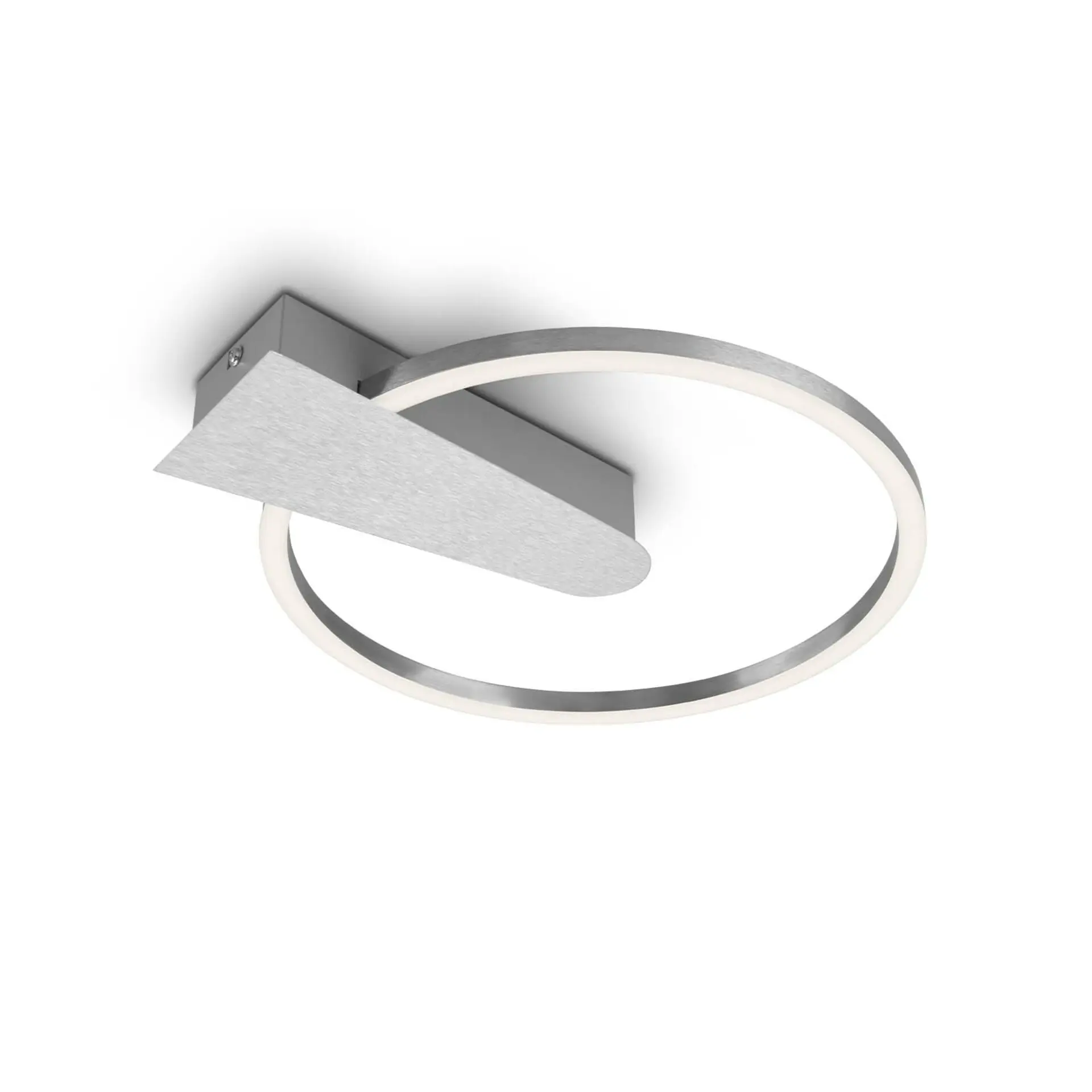 BRILONER LED stropní svítidlo, pr. 29,5 cm, 12 W, hliník-chrom BRI 3542-018
