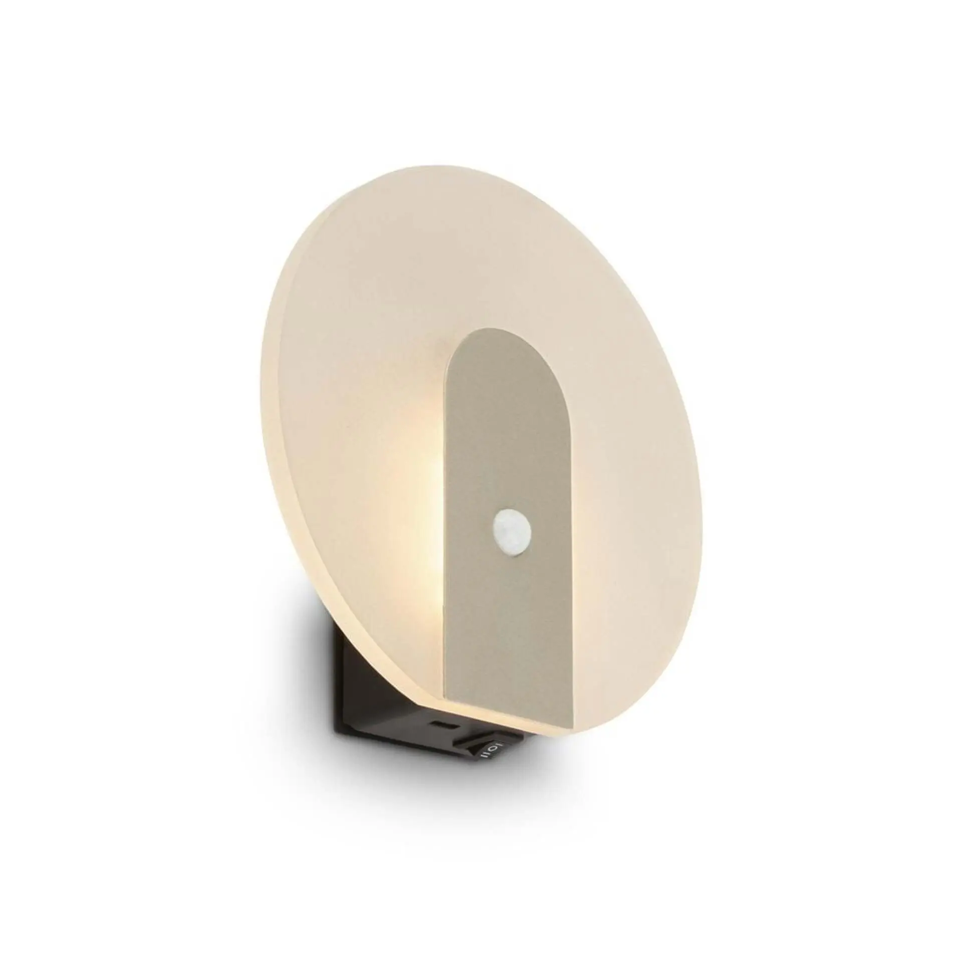 BRI 3889012 Taro nástěnné svítidlo - 2,5W, 100lm, bezdrátové, LED, s pohybové čidlo, matný nikl - BRILONER