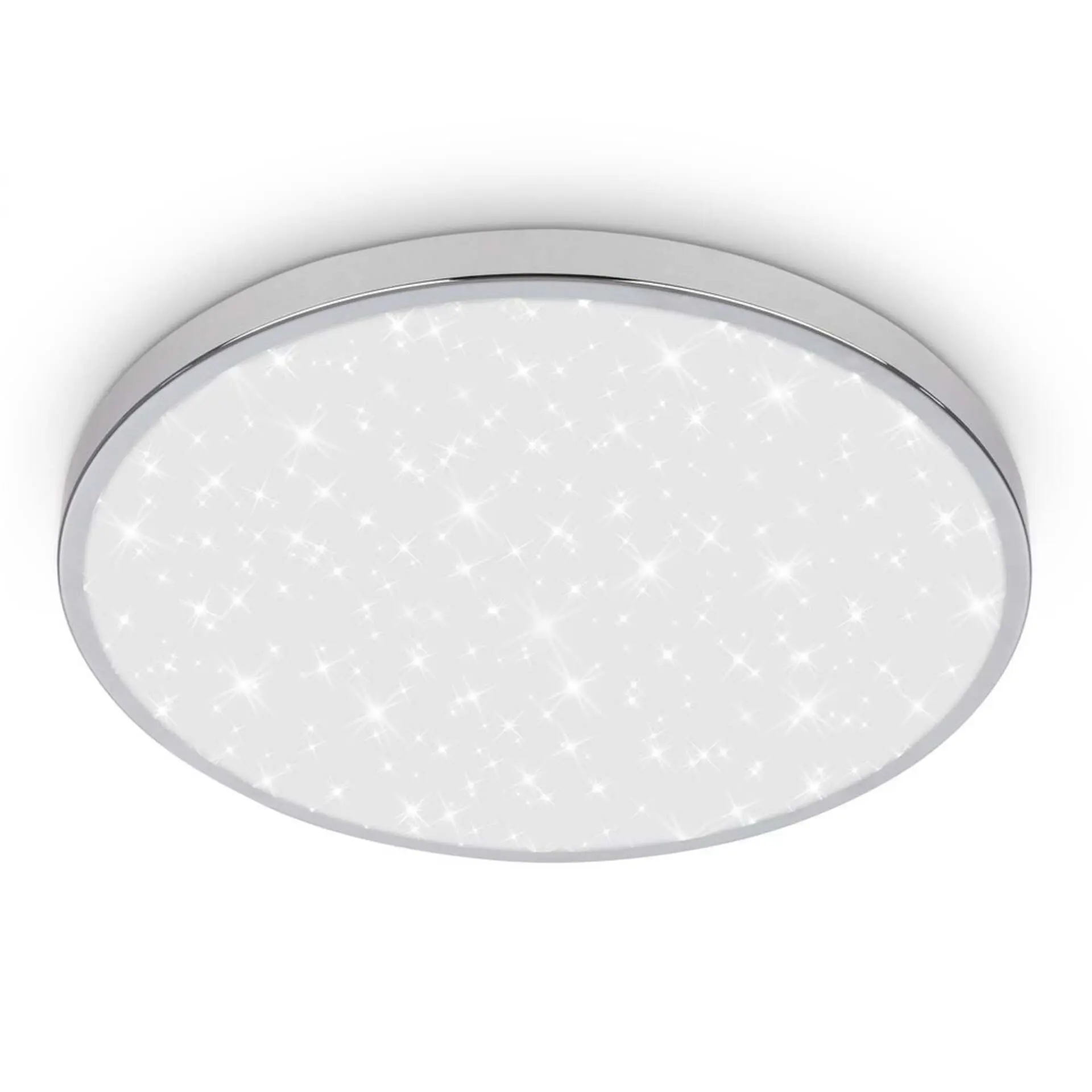BRI 3934018 Tak stropní svítidlo pr.33 cm - 22W, 2400lm, LED, hvězdné nebe, IP44, chrom - BRILONER