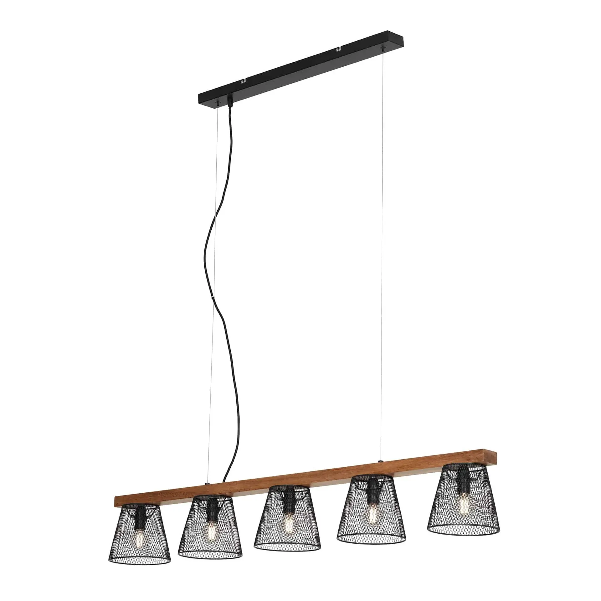 BRILONER Závěsné svítidlo, 110 cm, max. 25 W, černá BRI 4077-055